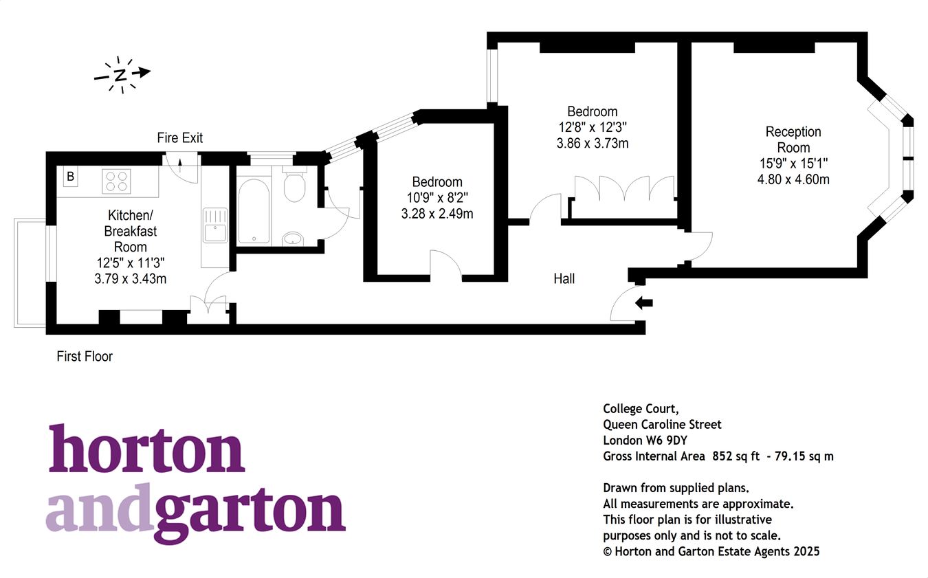 5, College Court, Queen Caroline Street, London floorplan