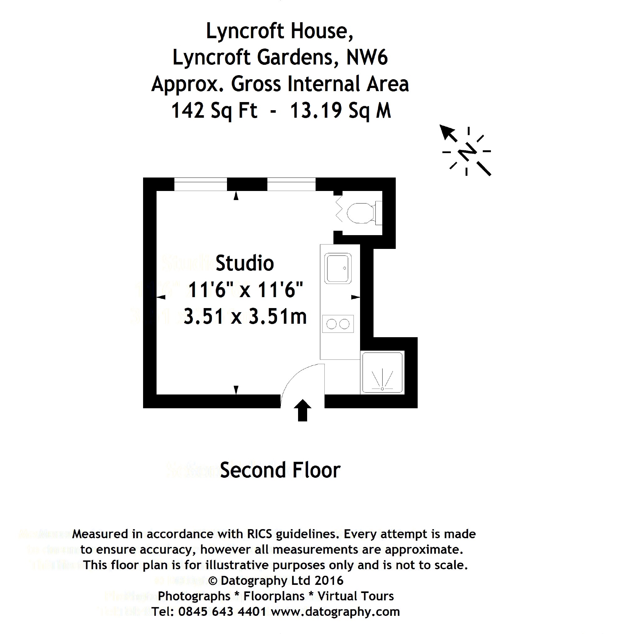 0 Bedrooms Studio to rent in Lyncroft Gardens, West Hampstead, London NW6