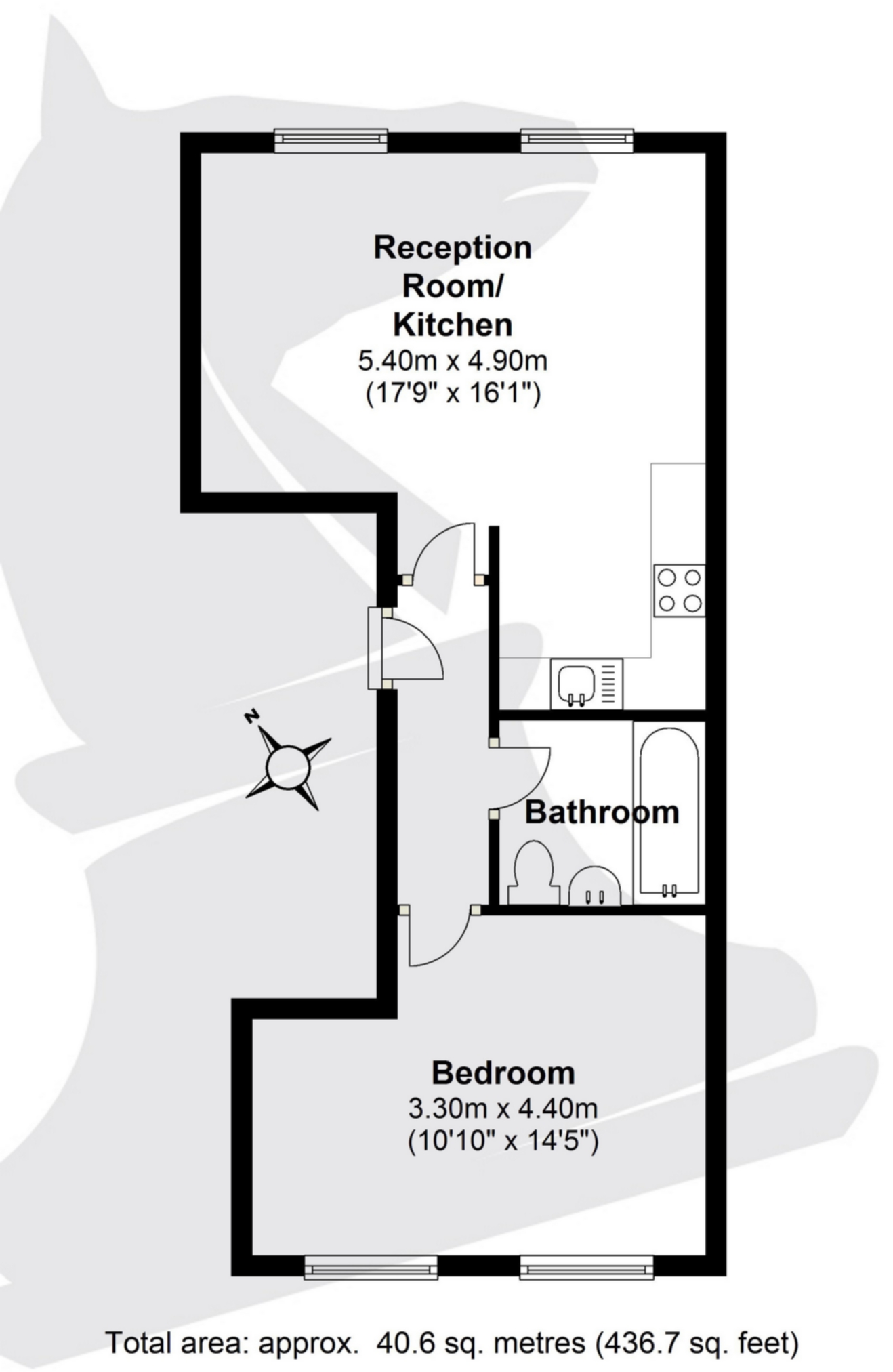 1 Bedrooms Flat to rent in Clapham Manor Street, Clapham SW4