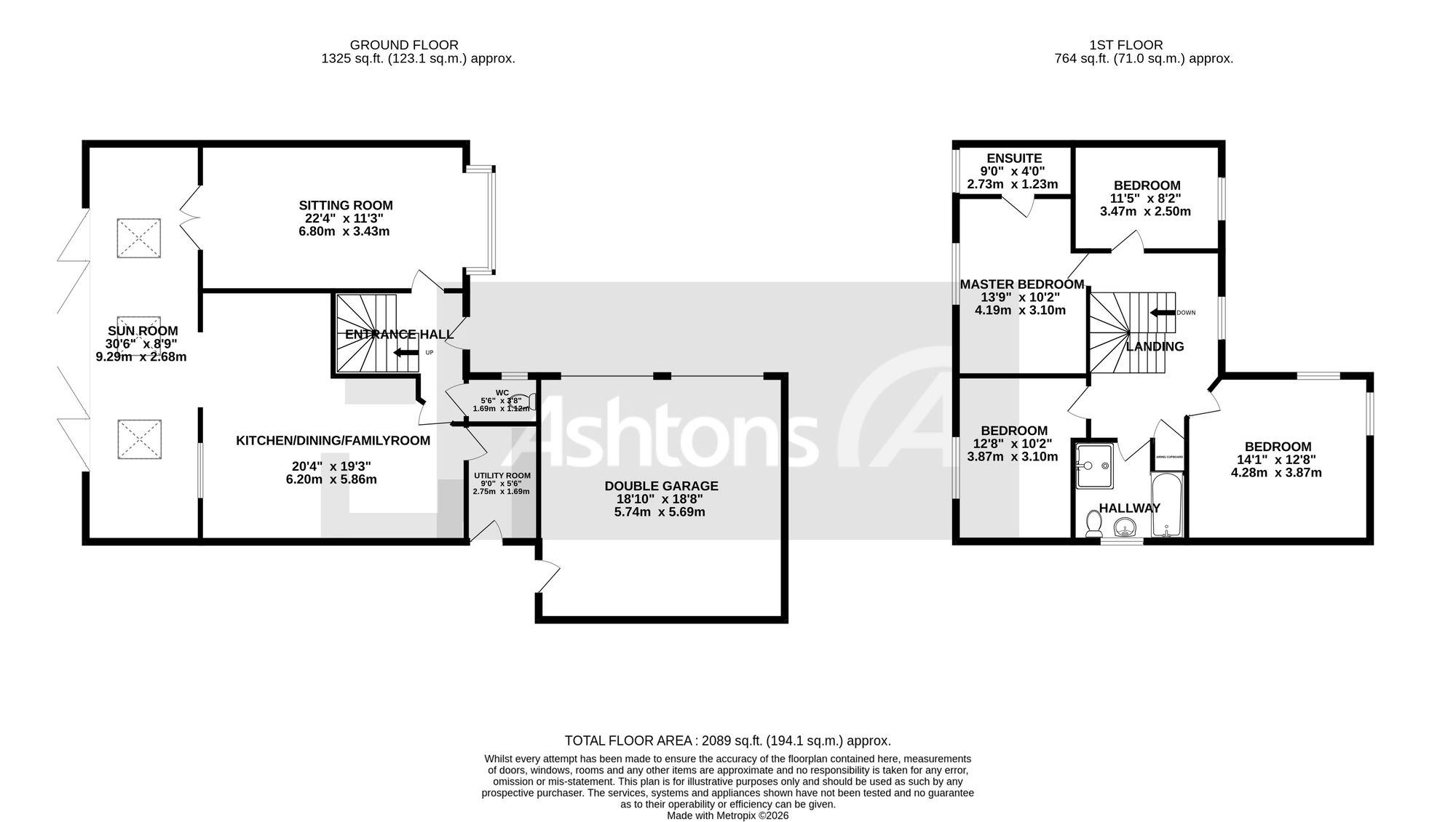 10 Stoneacre Close, Warrington floorplan