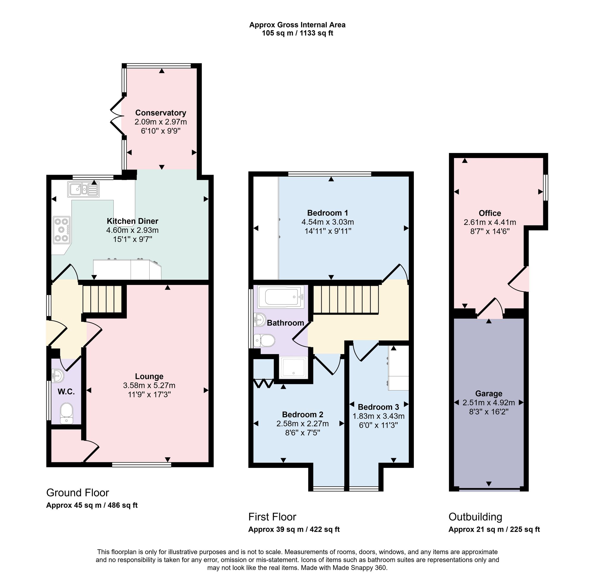 11 Downland Close, Southampton floorplan