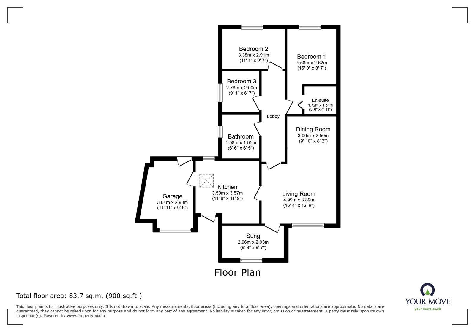 22, Avondale Drive, Barnsley floorplan