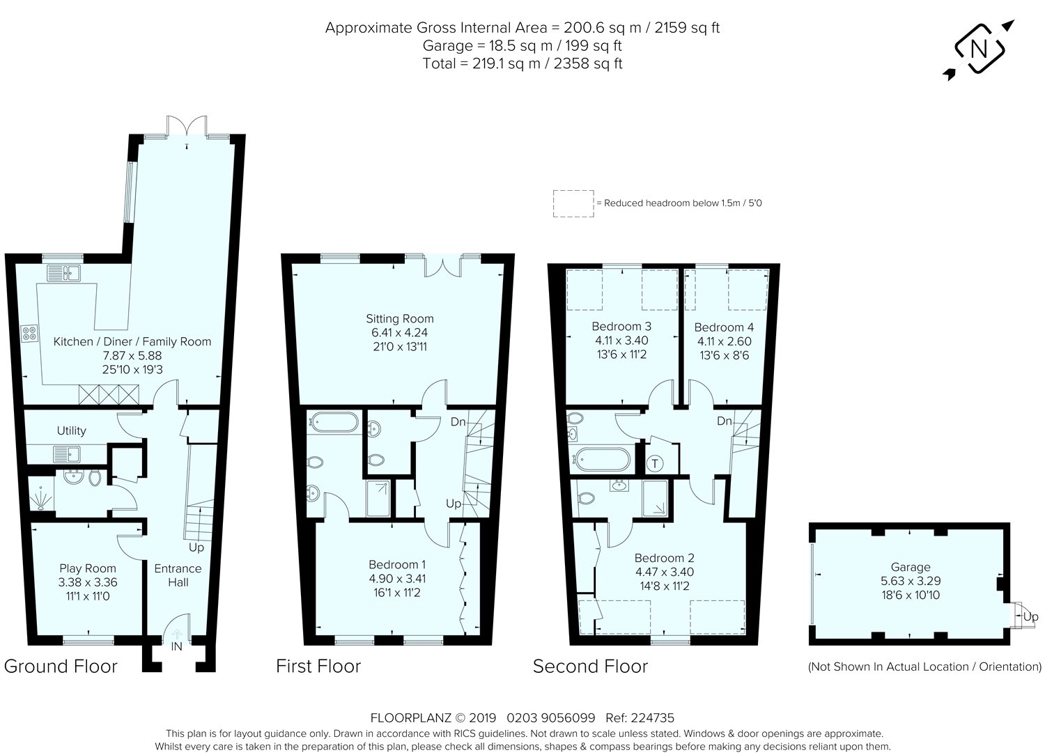 4 Bedrooms Terraced house for sale in Queenswood Crescent, Englefield Green, Egham, Surrey TW20