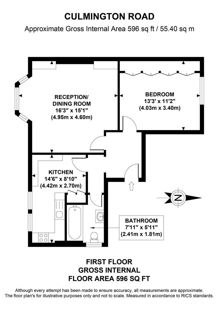 1 Bedrooms Flat for sale in Culmington Road, Ealing W13