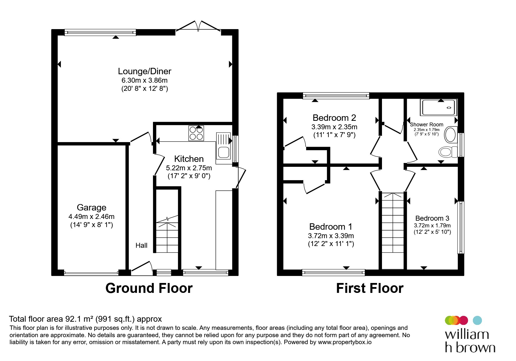 46, Fulford Drive, Northampton floorplan
