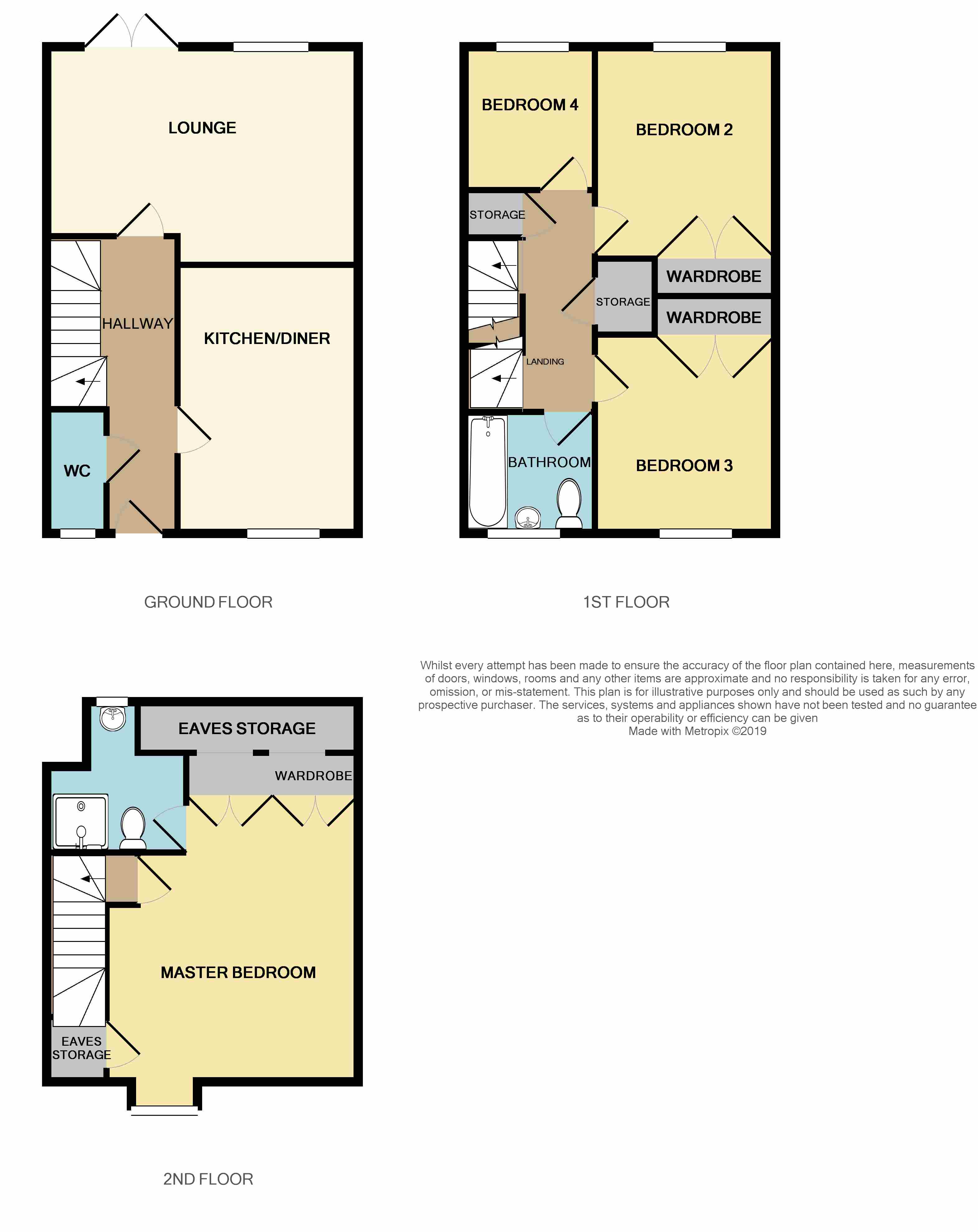 4 Bedrooms Terraced house for sale in Blackburn Way, Nottingham NG5