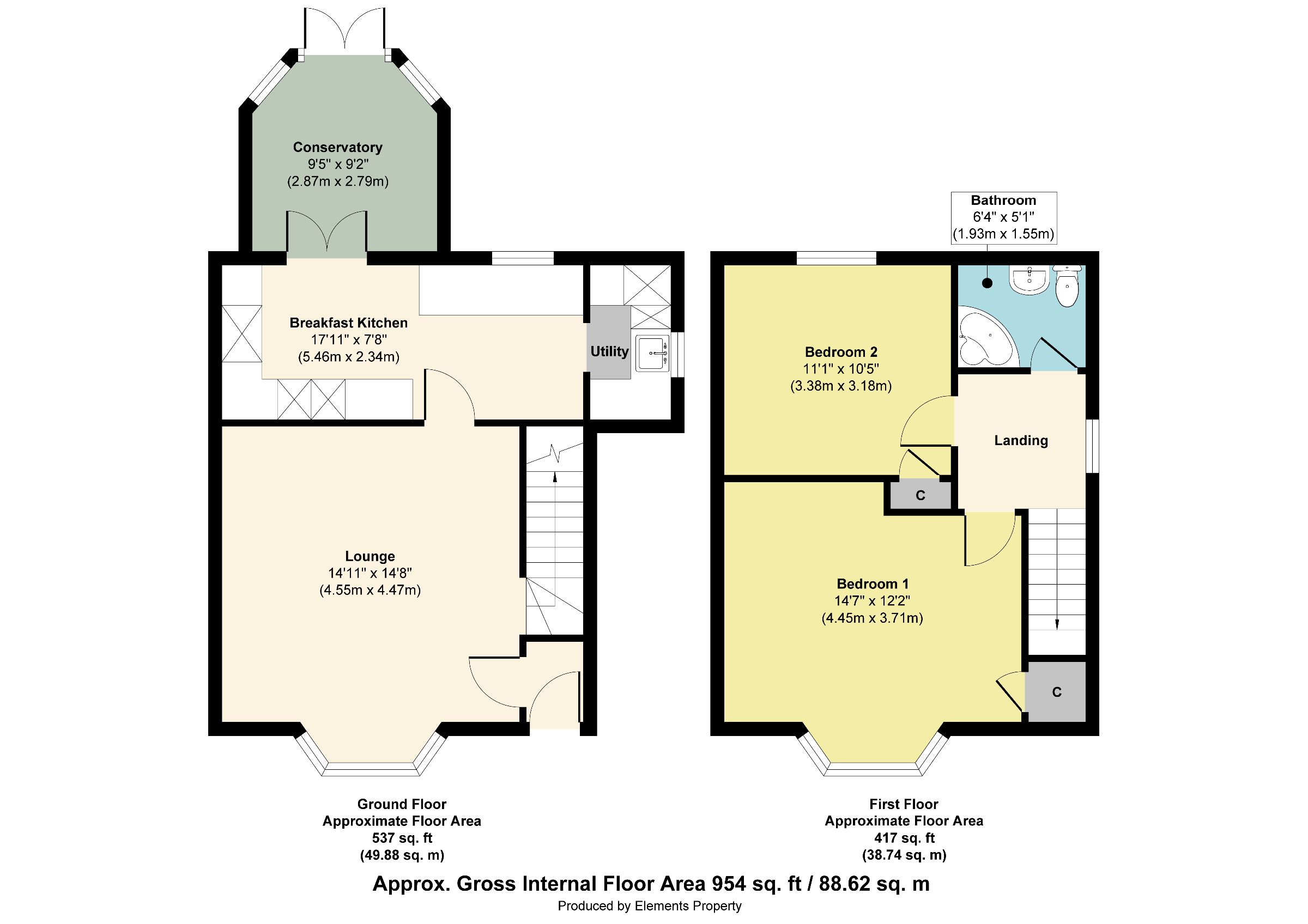 90 Monmouth Road, Walsall floorplan
