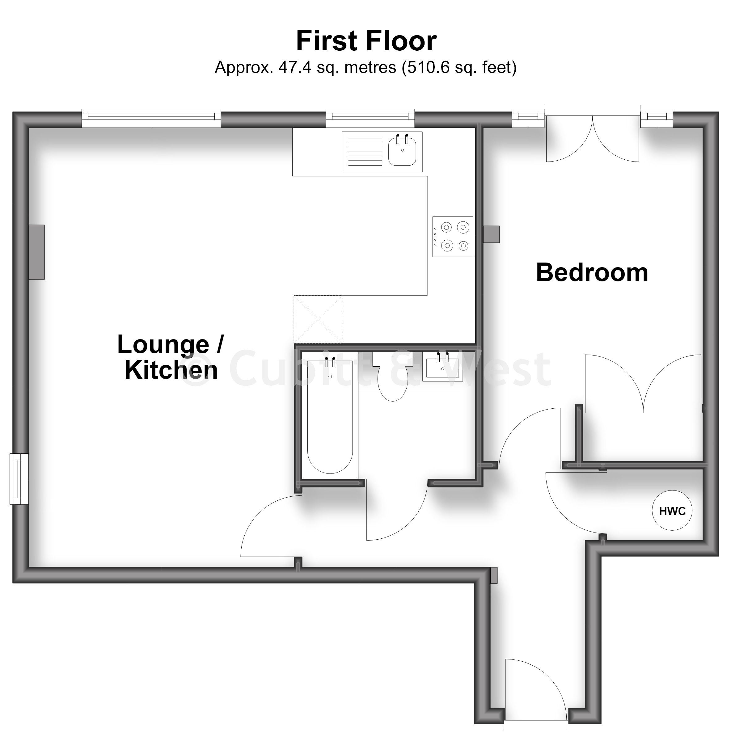 341A, London Road, Mitcham floorplan