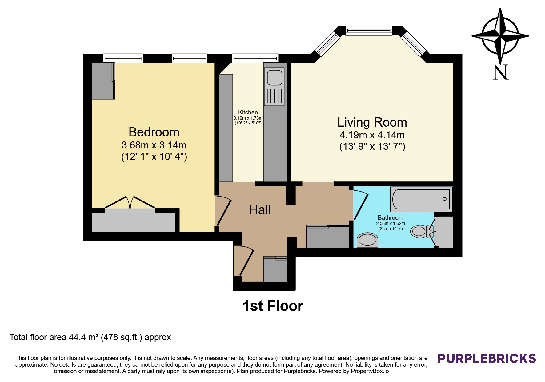 39b, Christchurch Avenue, London floorplan