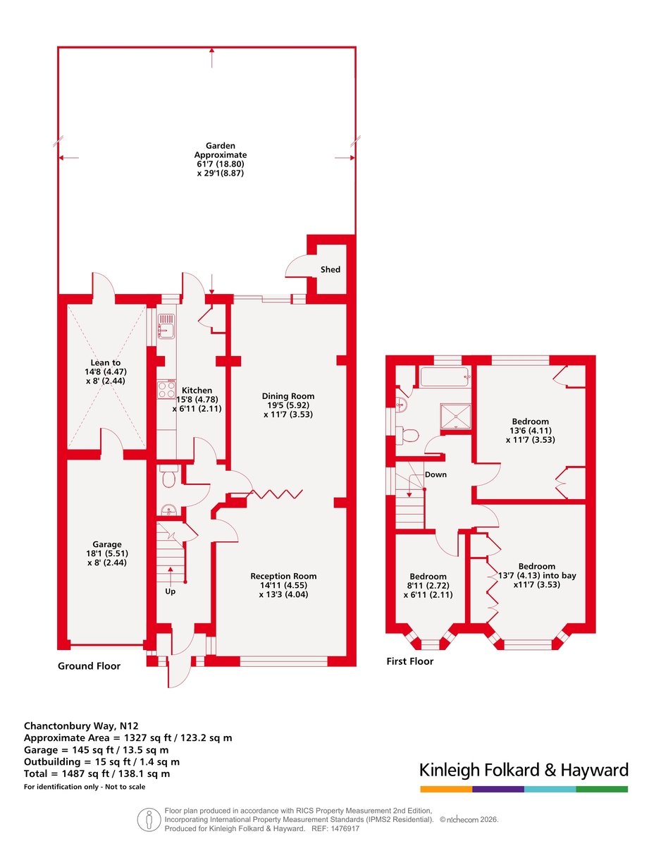 88, Chanctonbury Way, London floorplan