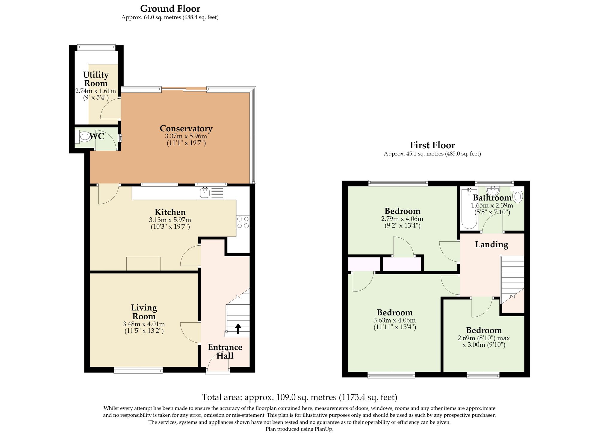 87 Britten Road, Lowestoft floorplan