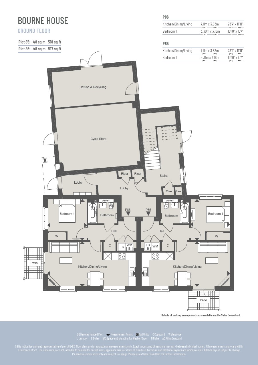 Plot 85,, Bourne House, Winterbrook Meadows, Wallingford floorplan