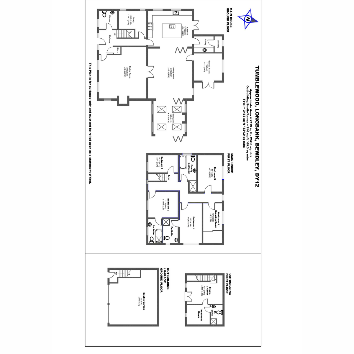 Tumblewood, Long Bank, Bewdley floorplan