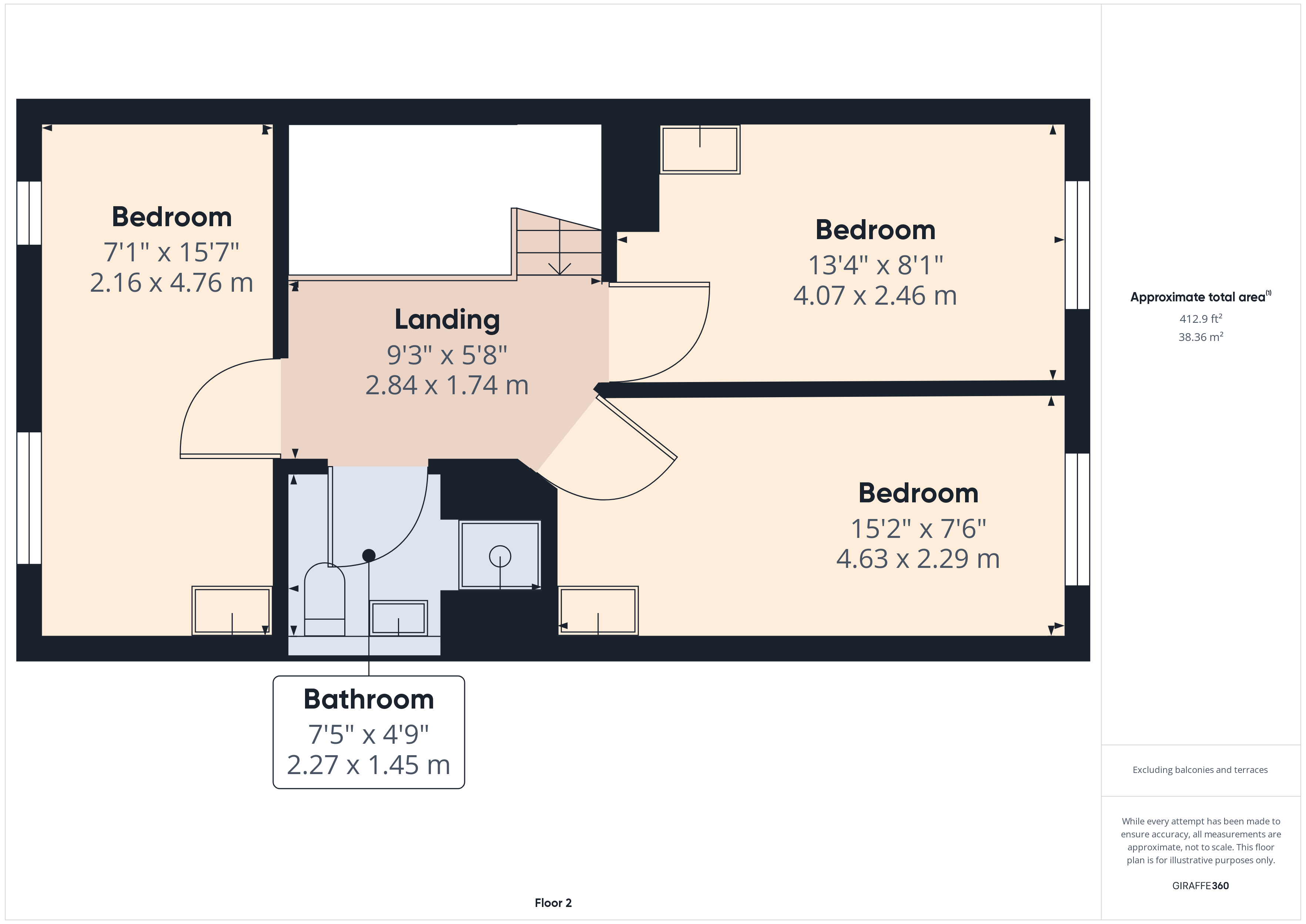 15, Sage Road, Leicester floorplan