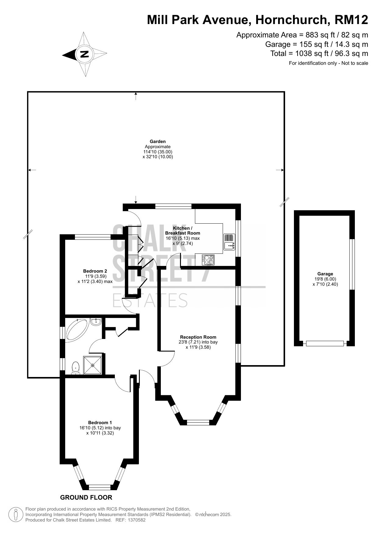 57, Mill Park Avenue, Hornchurch floorplan