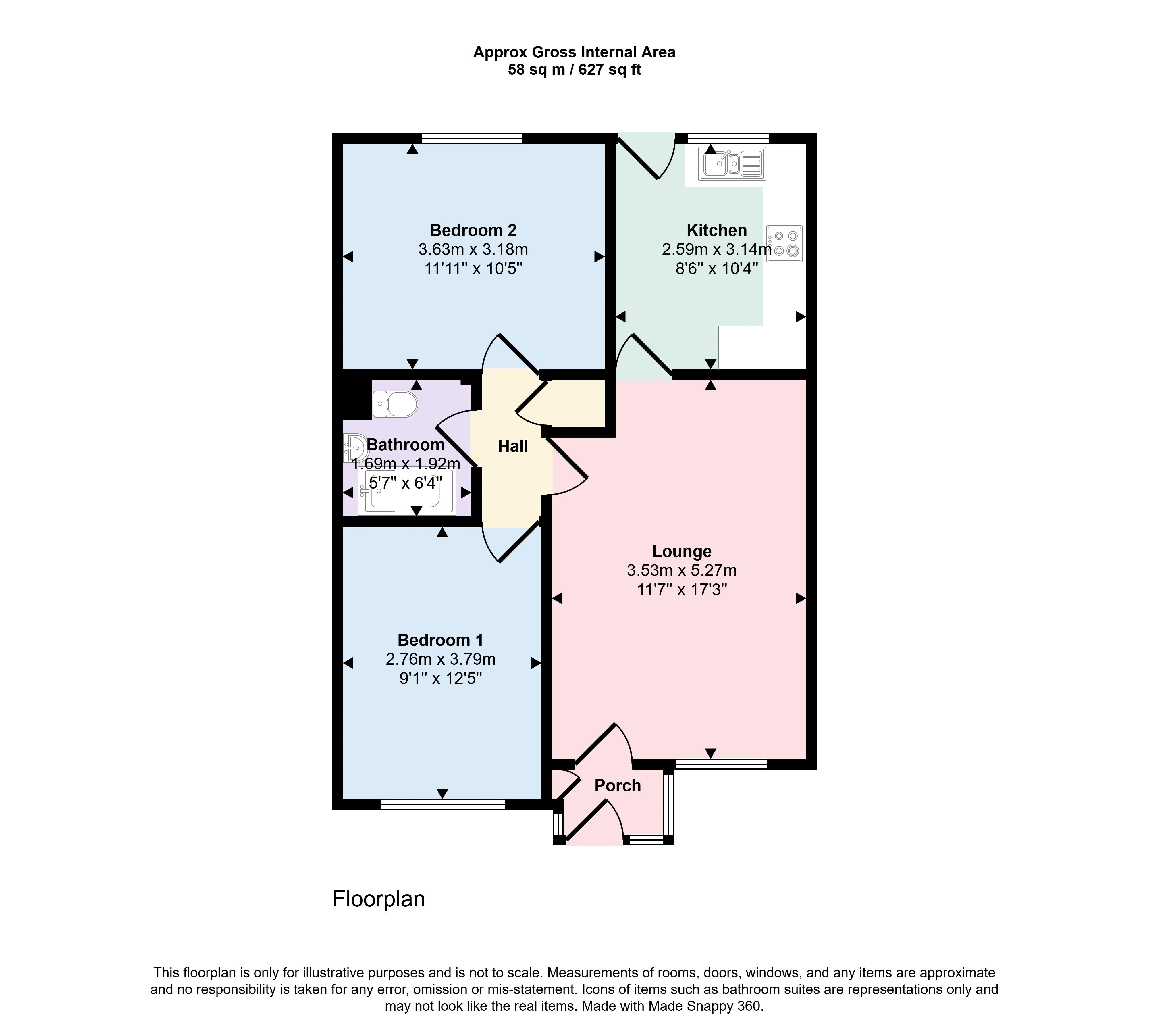 34, Halifax Road, Melksham floorplan