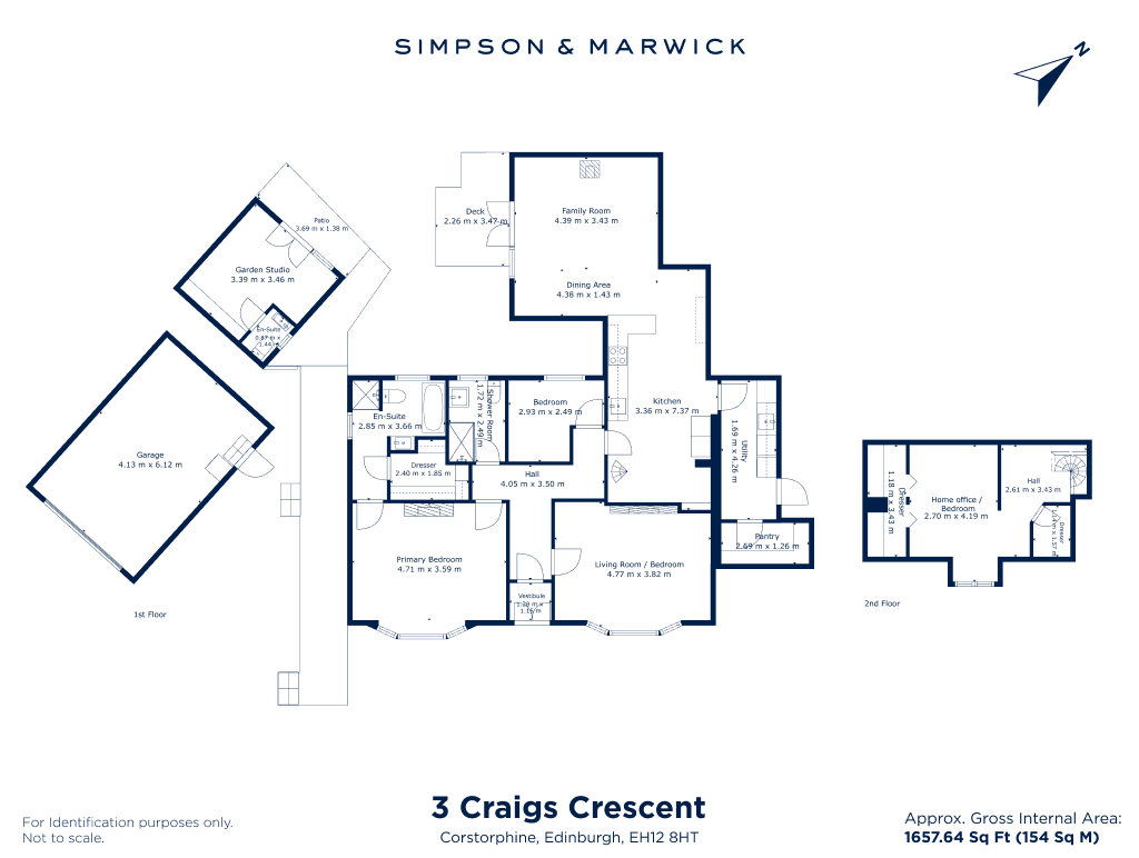 3, Craigs Crescent, Edinburgh floorplan