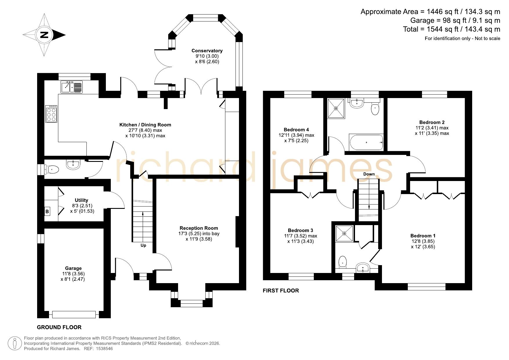 Hackpen Close, Swindon floorplan