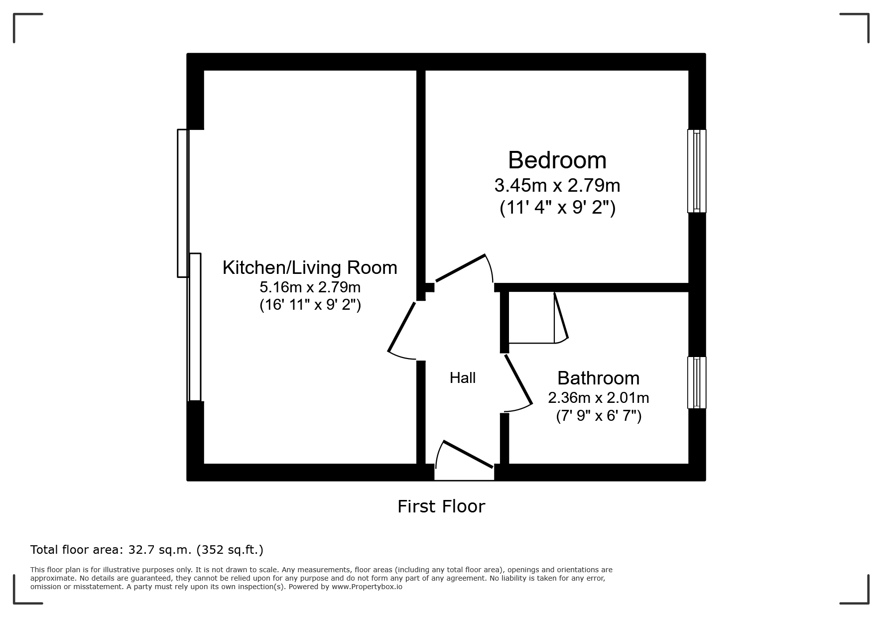 Flat 6, Amber Reach,, Spring Lane, Worcestershire floorplan