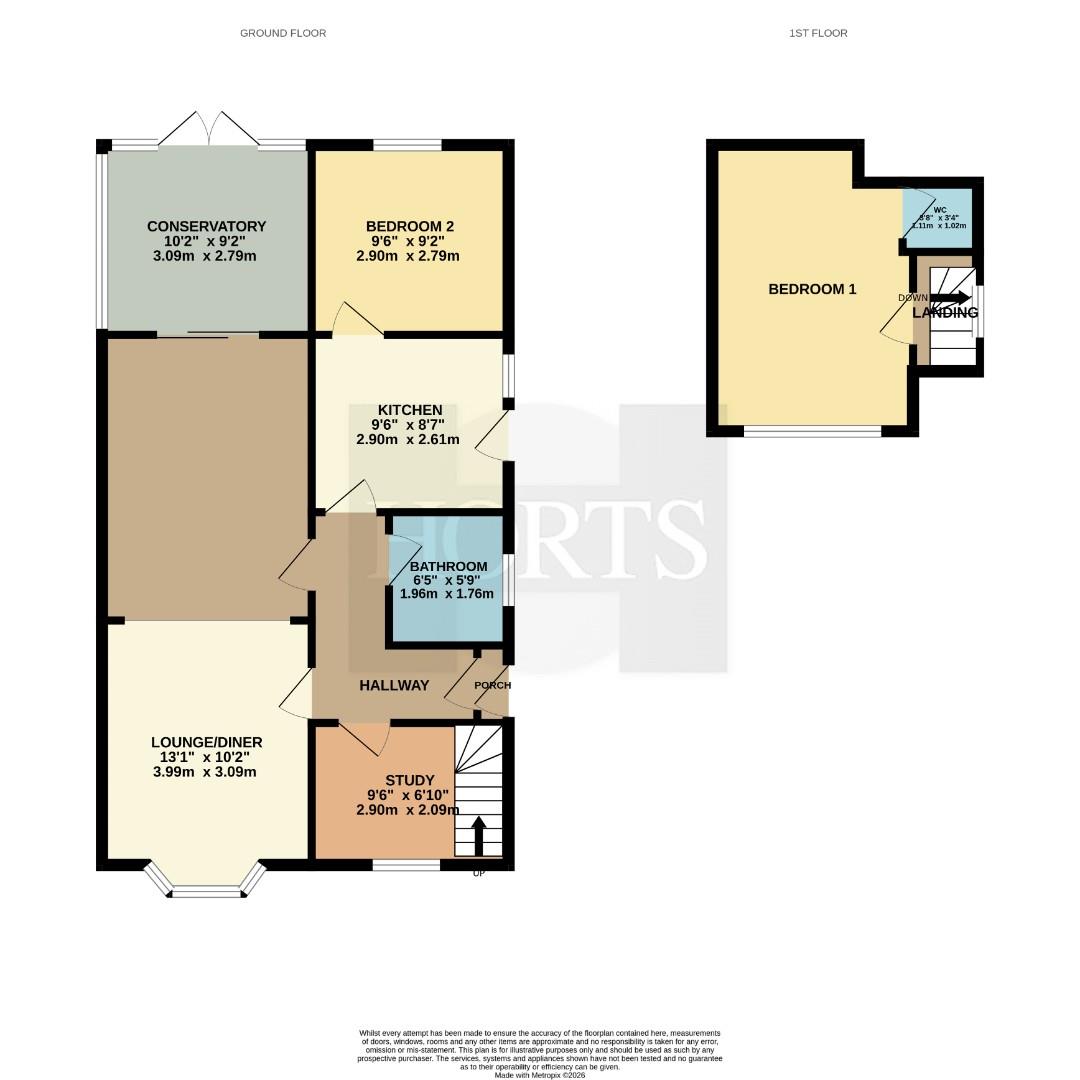 4, Southey Road, Rugby floorplan