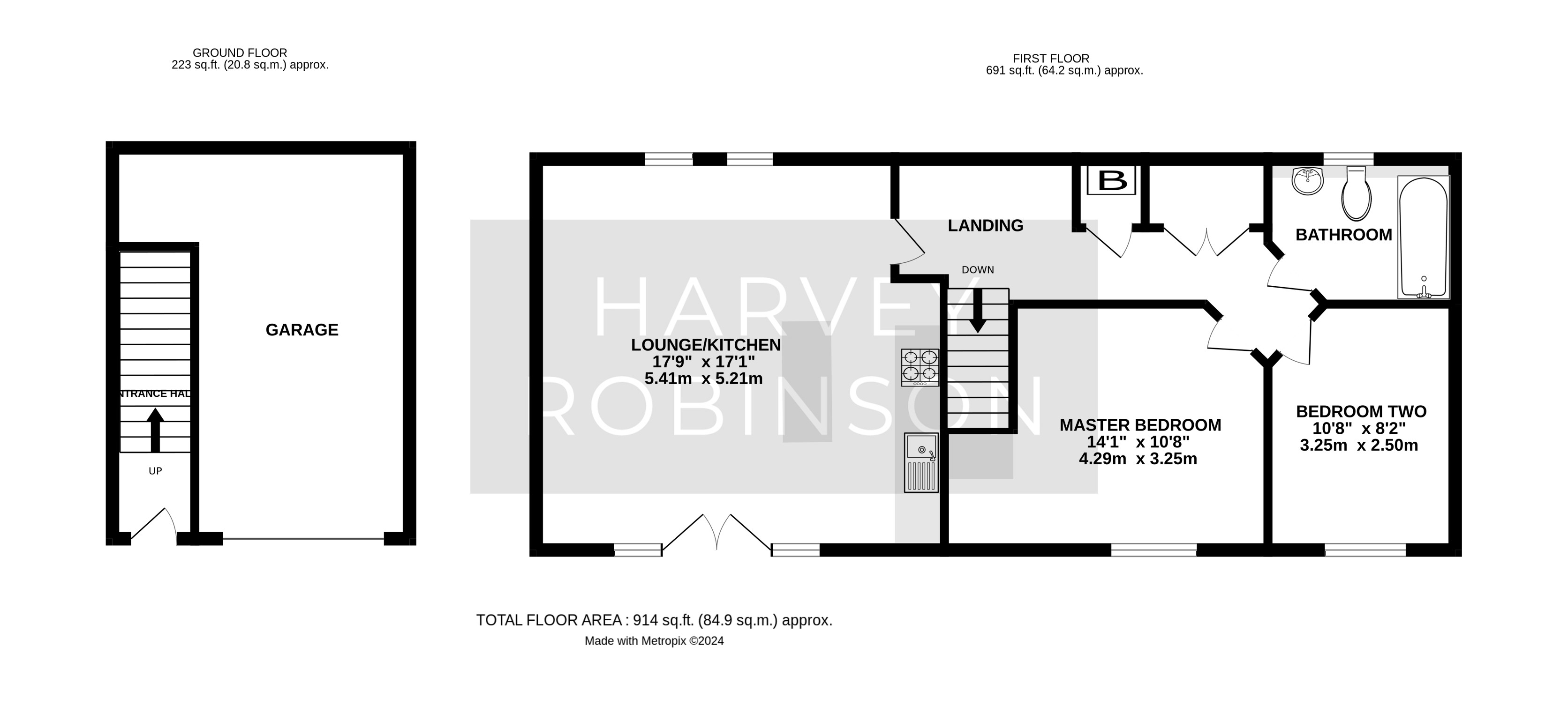 14, Colebrook Road, Huntingdon floorplan