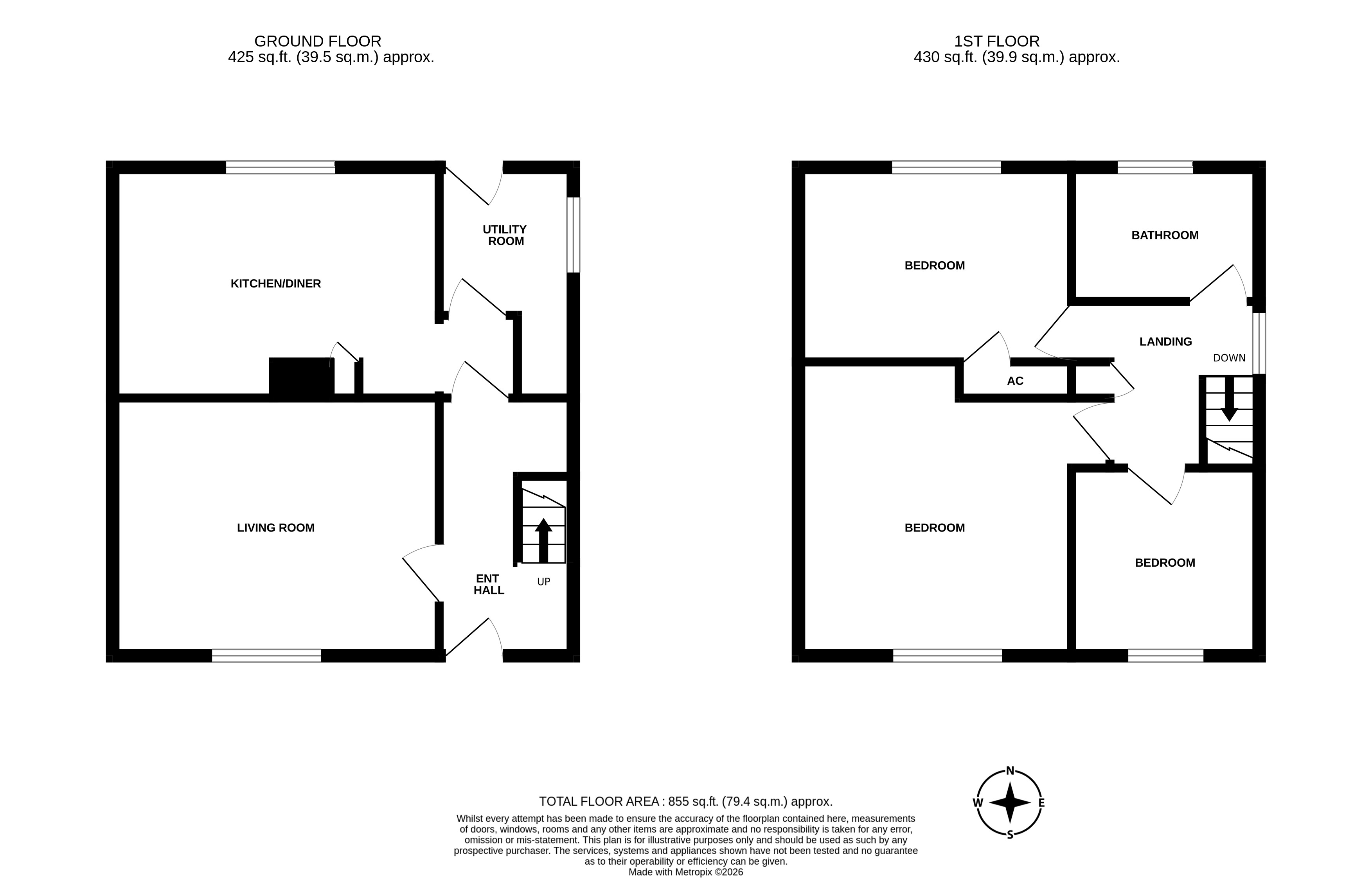 13, Hints Meadow, Ludlow floorplan