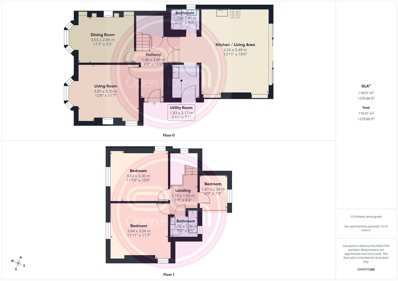 83, Sunnyside, Swadlincote floorplan