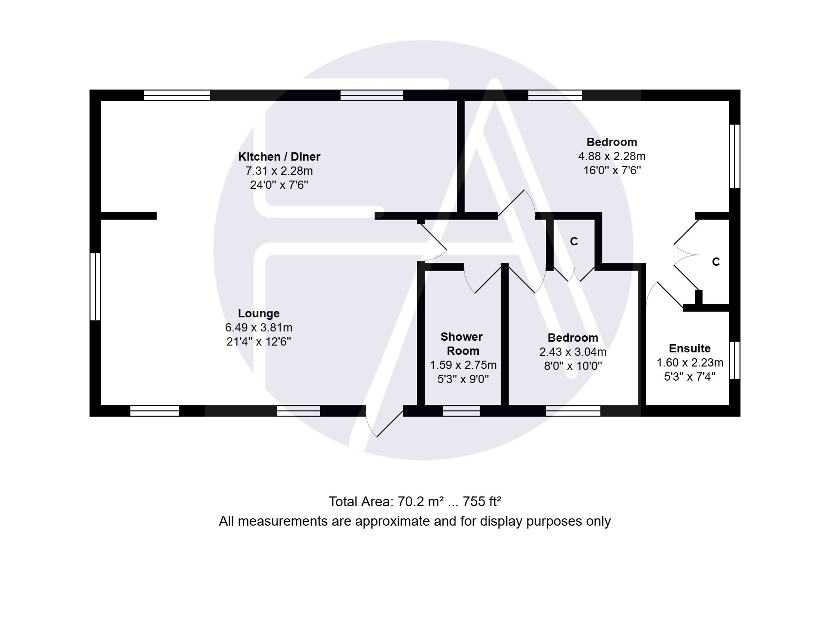 9 Snowdrop Grove, Riverside Caravan Park, Southport floorplan