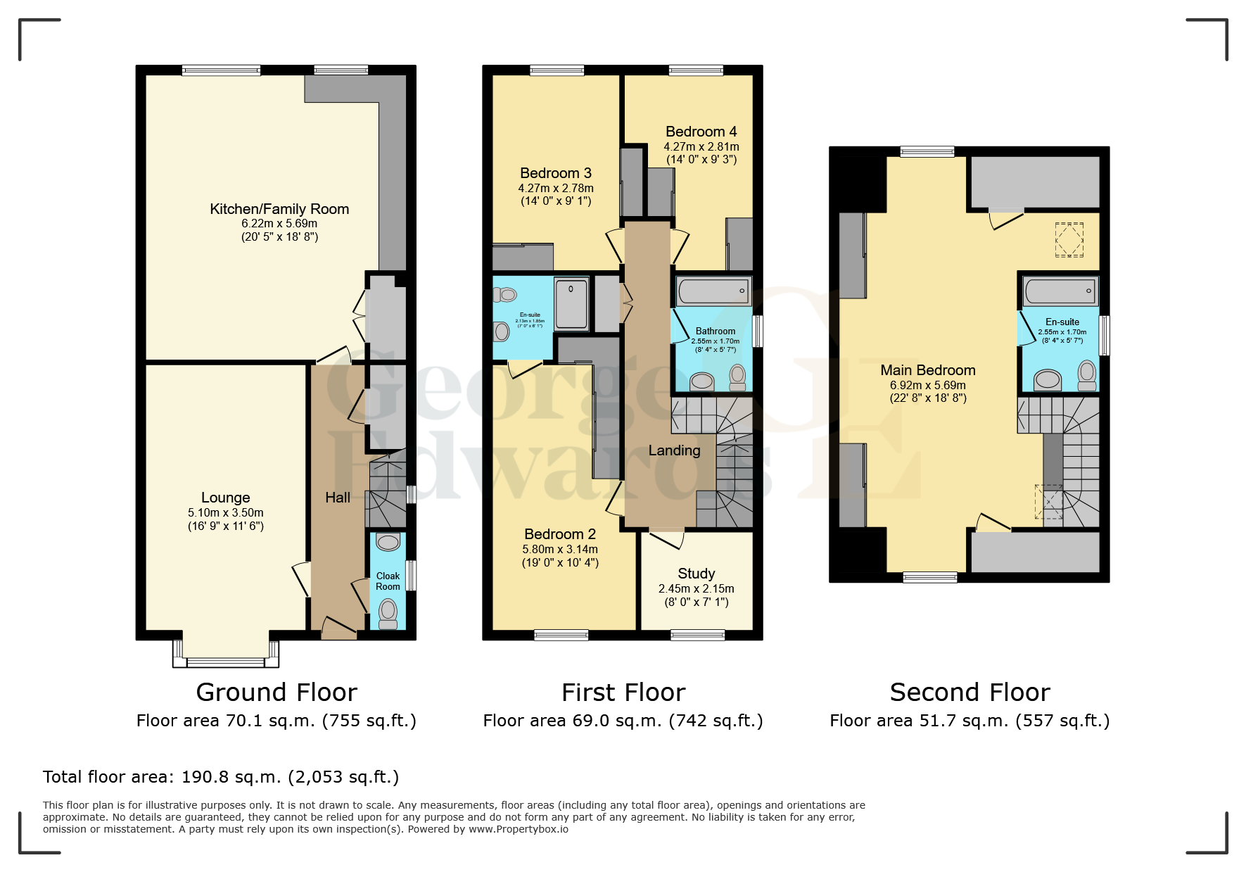 11, Holmfield Avenue West, LEICESTER floorplan