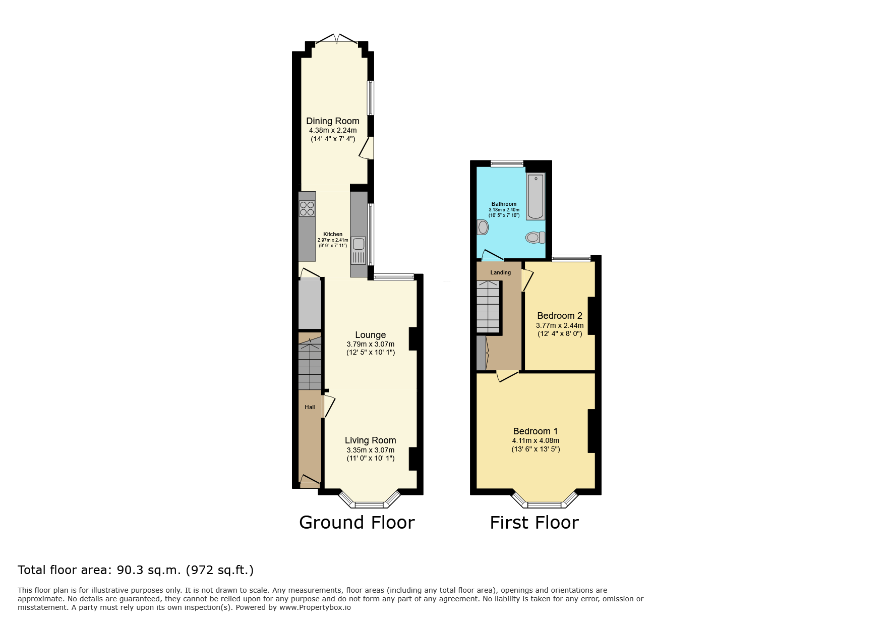 52 Stuart Street, Leicester floorplan