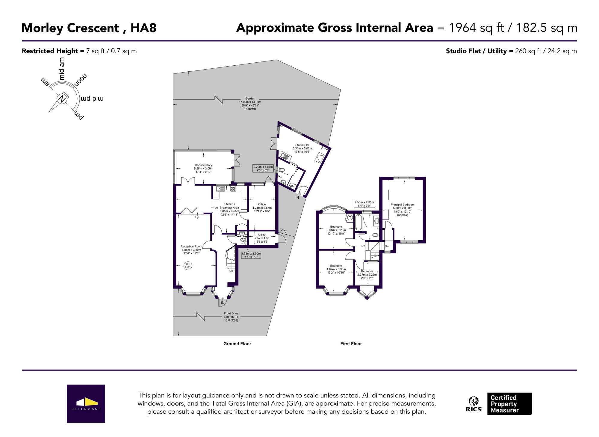 18 Morley Crescent, Edgware floorplan