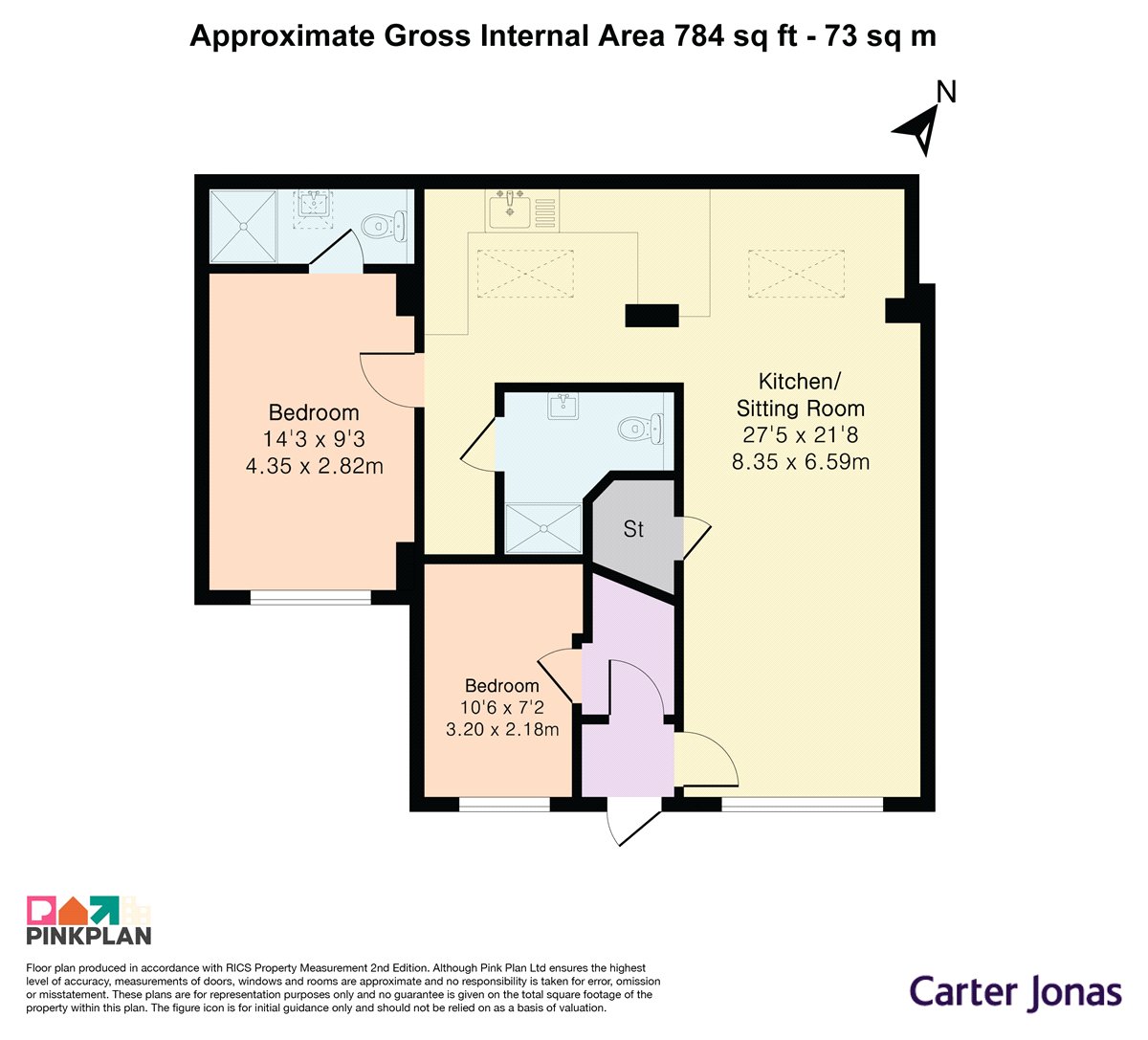 Flat 1, 1A, Howard Street, Oxfordshire floorplan