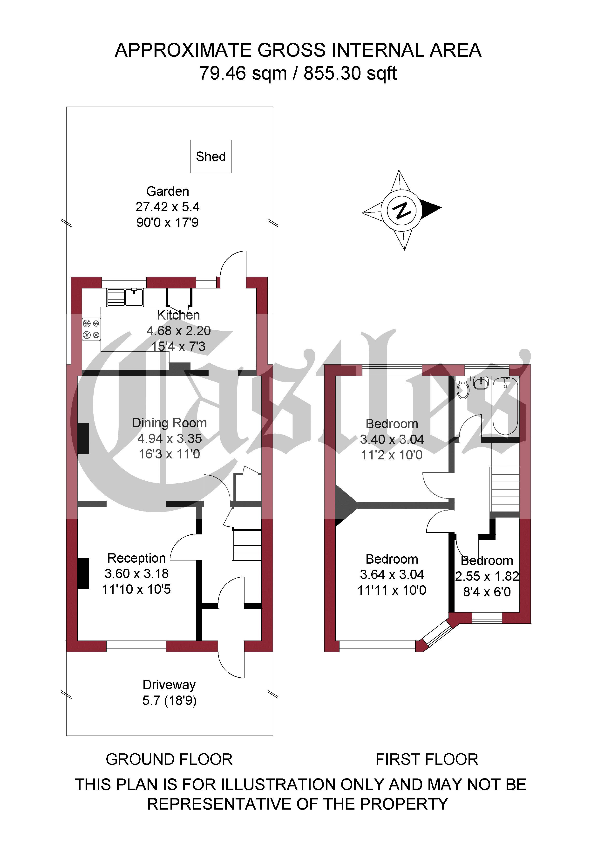 3 Bedrooms Terraced house for sale in Newbury Avenue, Enfield EN3