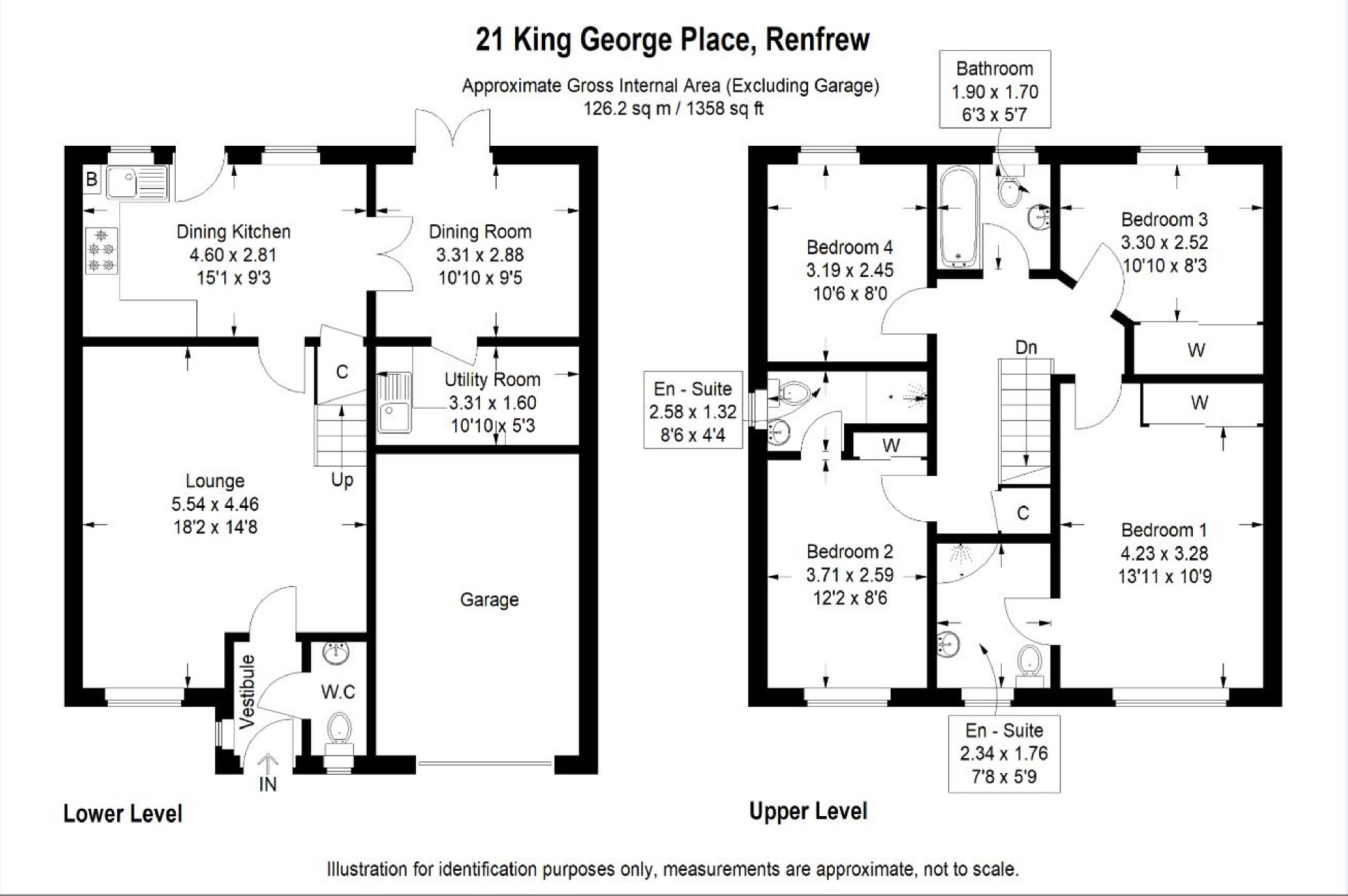 4 Bedrooms Detached house for sale in King George Place, Renfrew PA4