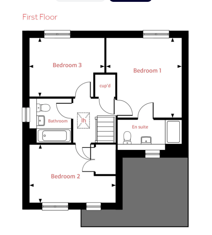 18, Clover Drive, Shirebrook floorplan