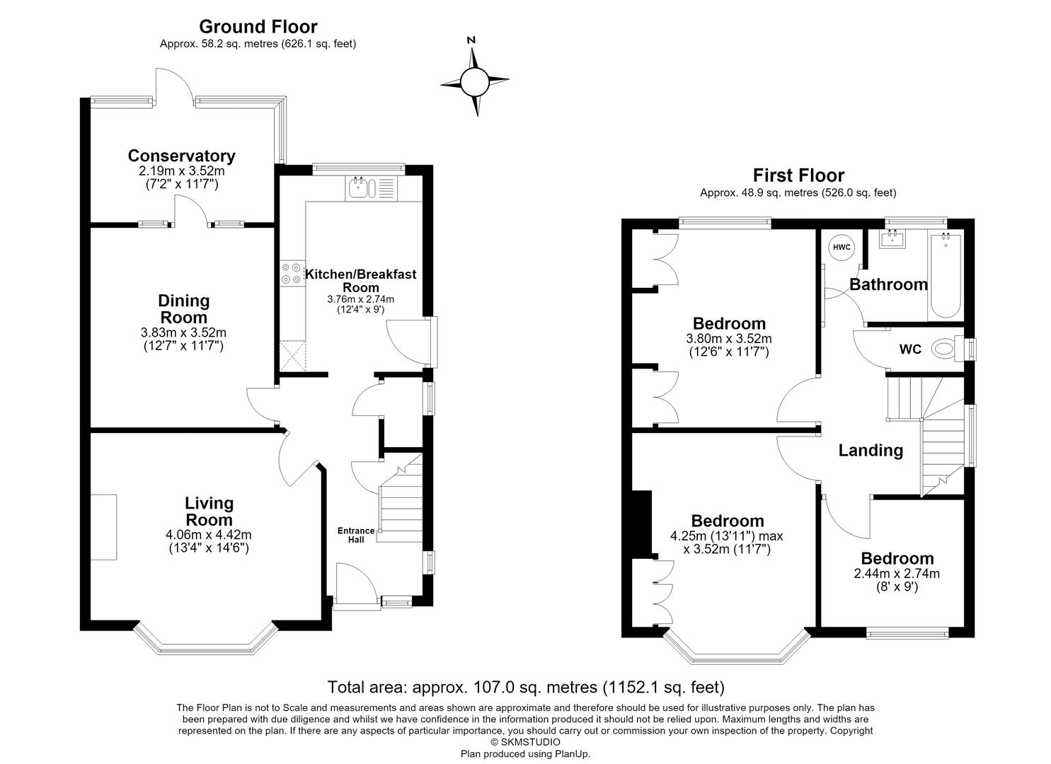 101, Watford Road, Croxley Green floorplan