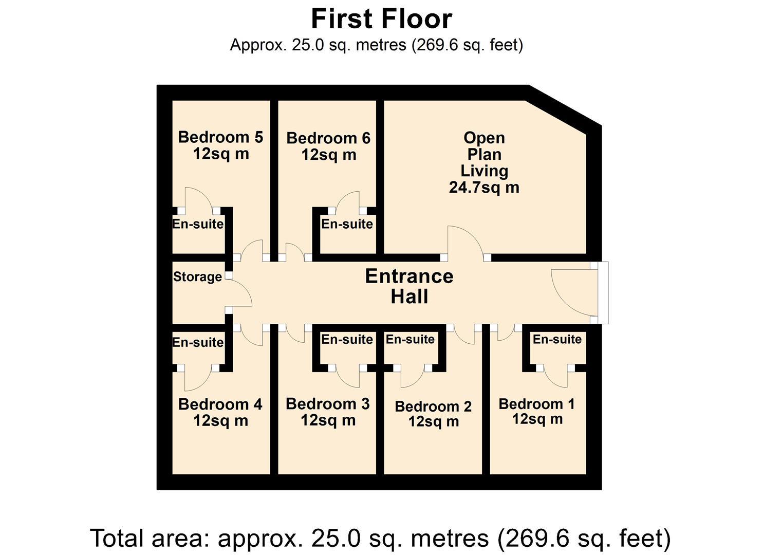 Thornton Hill, Exeter floorplan