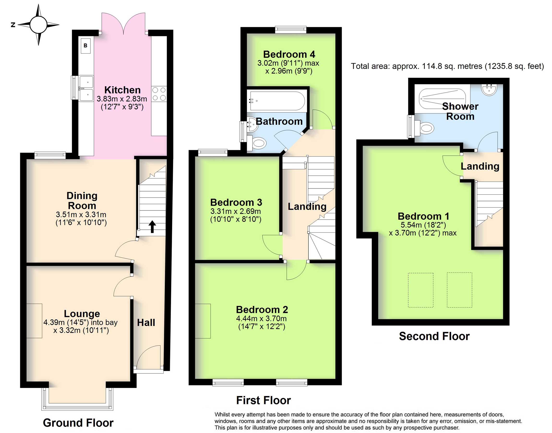 Lanfranc Road, Worthing, West Sussex BN14, 4 bedroom terraced house for