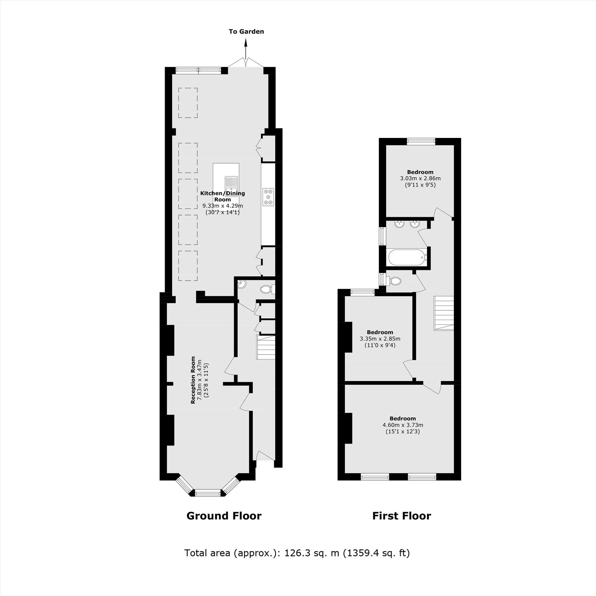 15, Sulina Road, London floorplan