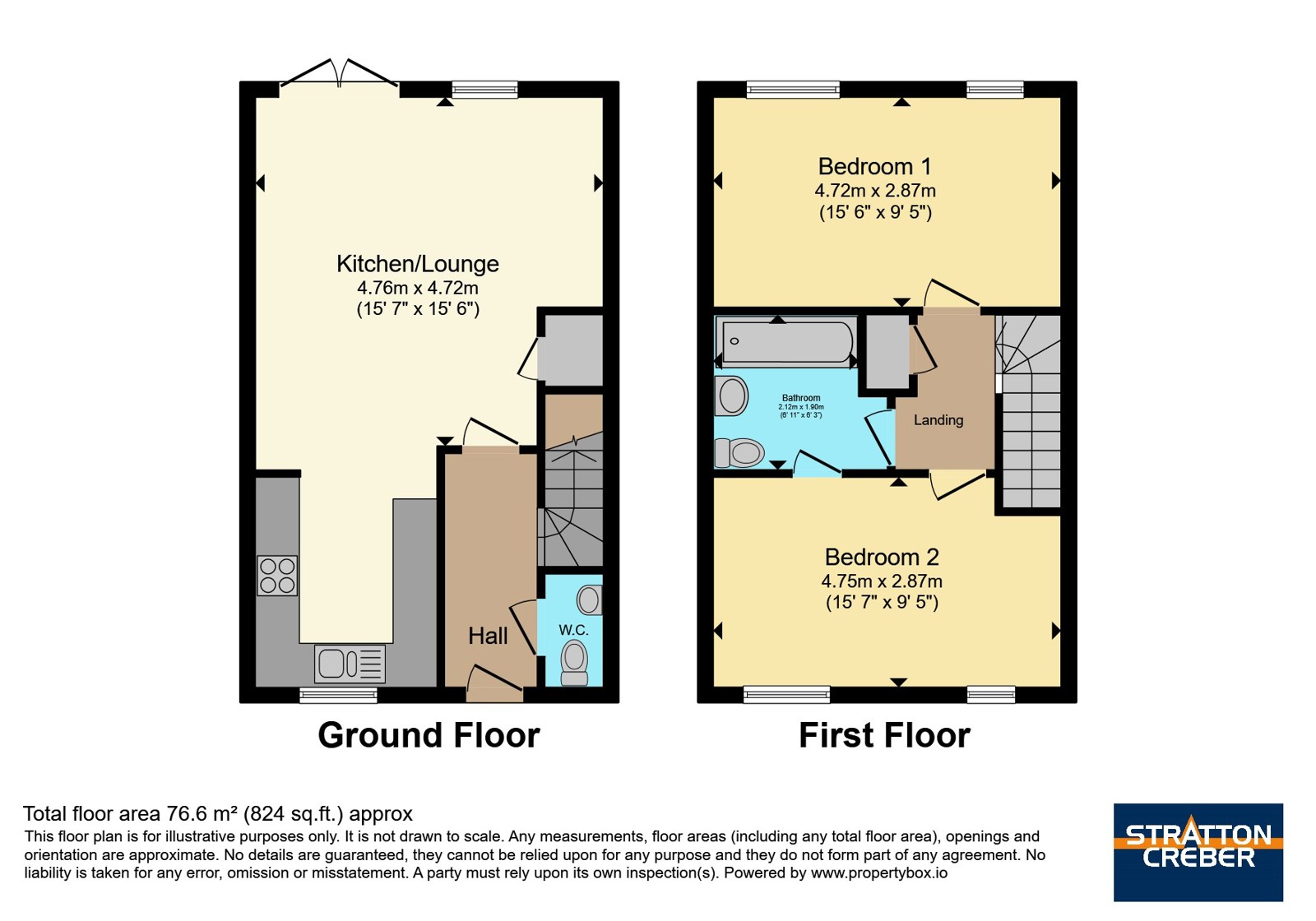 6, Pipers Parade, Newquay floorplan