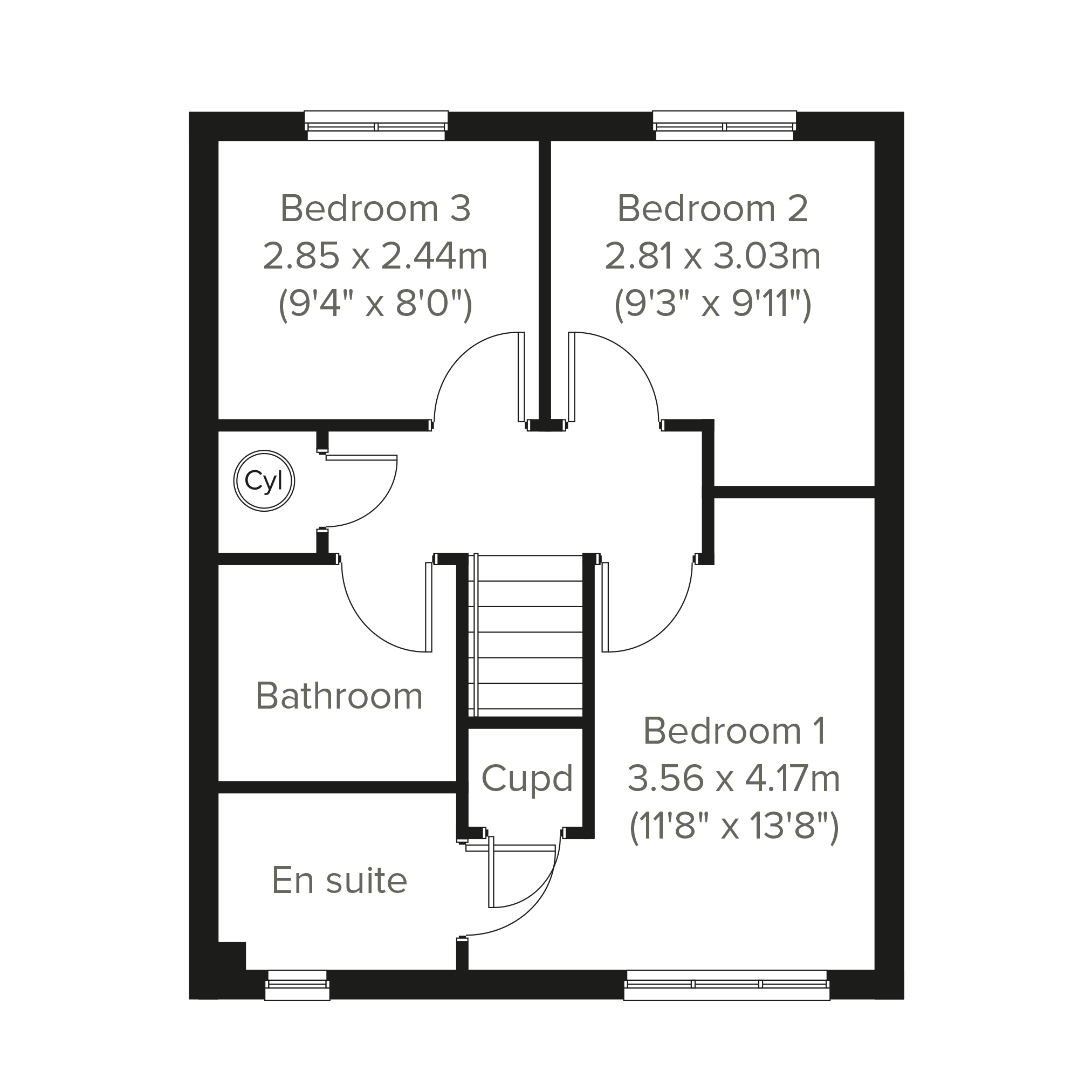 97, Castlehill Road, Wishaw floorplan