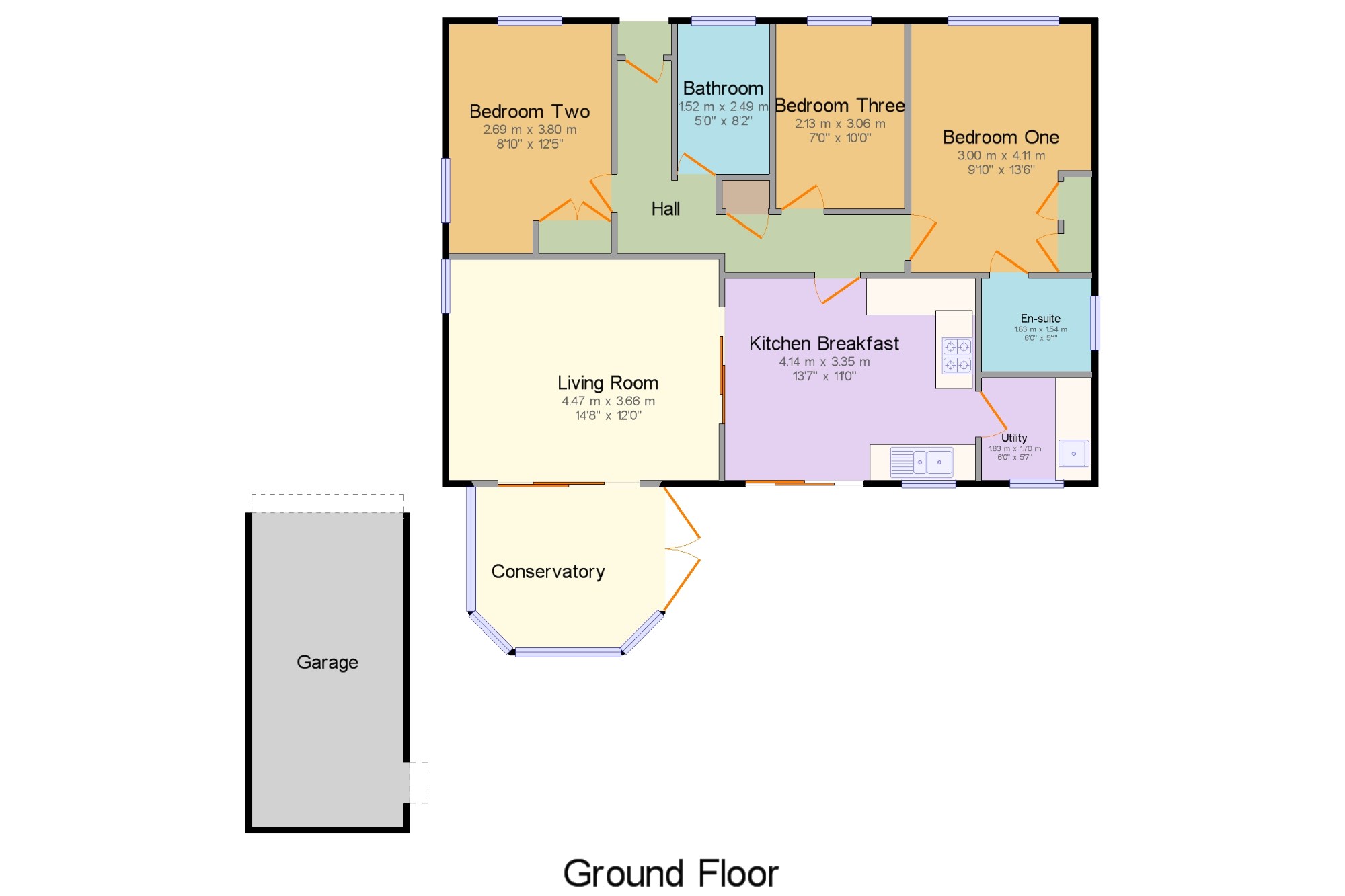 3 Bedrooms Bungalow for sale in London Road, Washington, Pulborough, West Sussex RH20