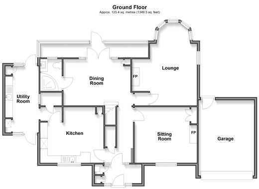 First Avenue, Newhaven floorplan