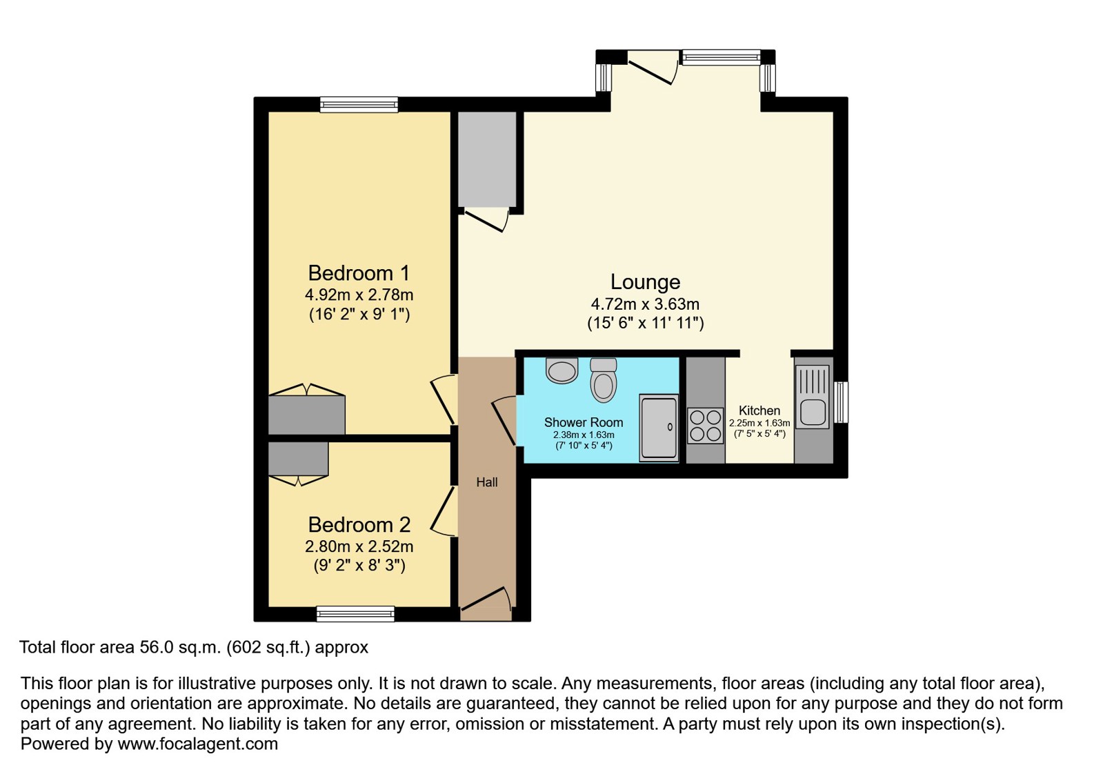 12, Homespinney House, Southampton floorplan