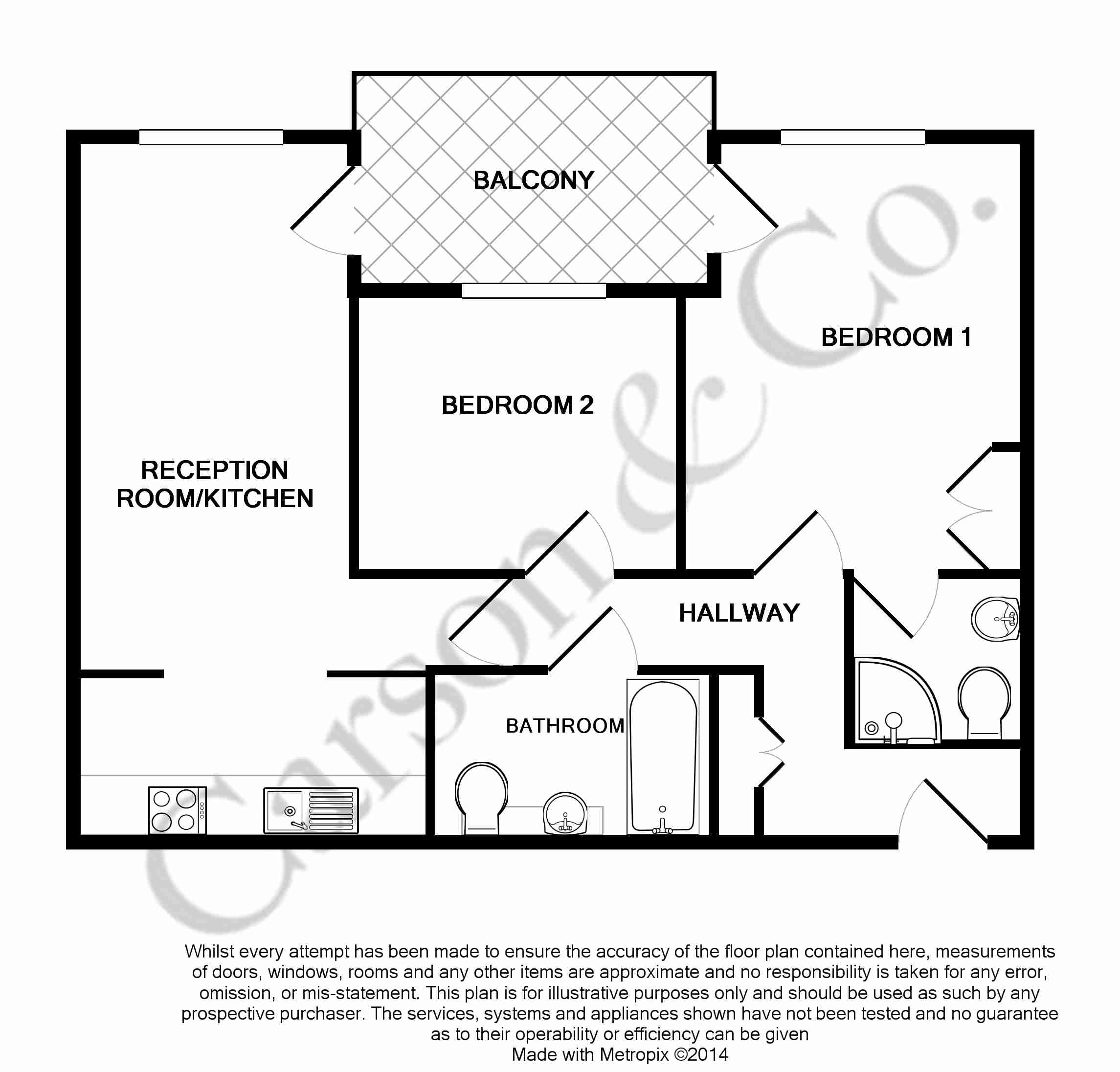 2 Bedrooms Flat to rent in Alencon Link, Basingstoke RG21