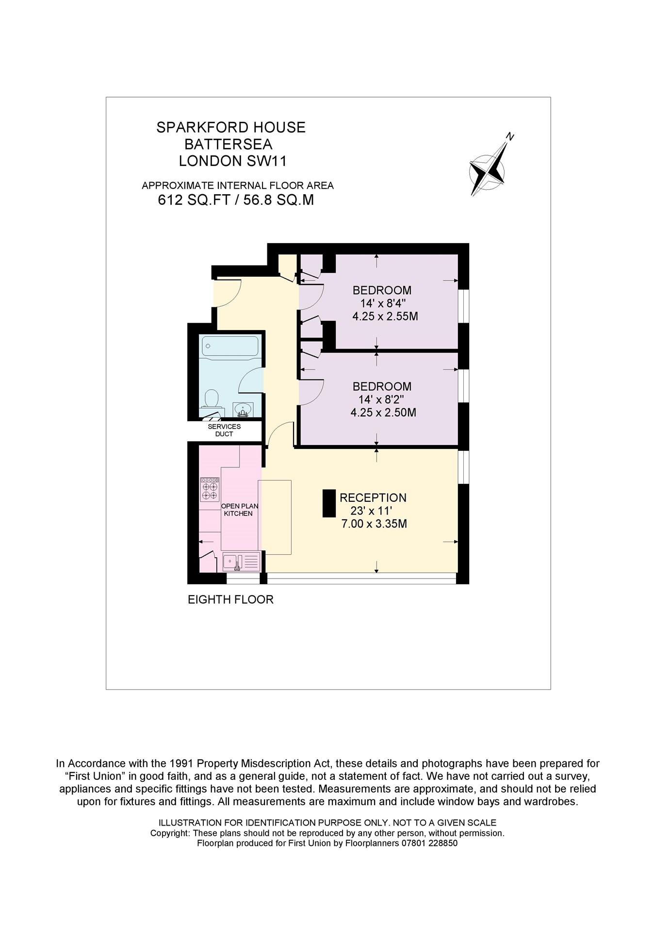 2 Bedrooms Flat to rent in Sparkford House, Battersea Church Road, London SW11
