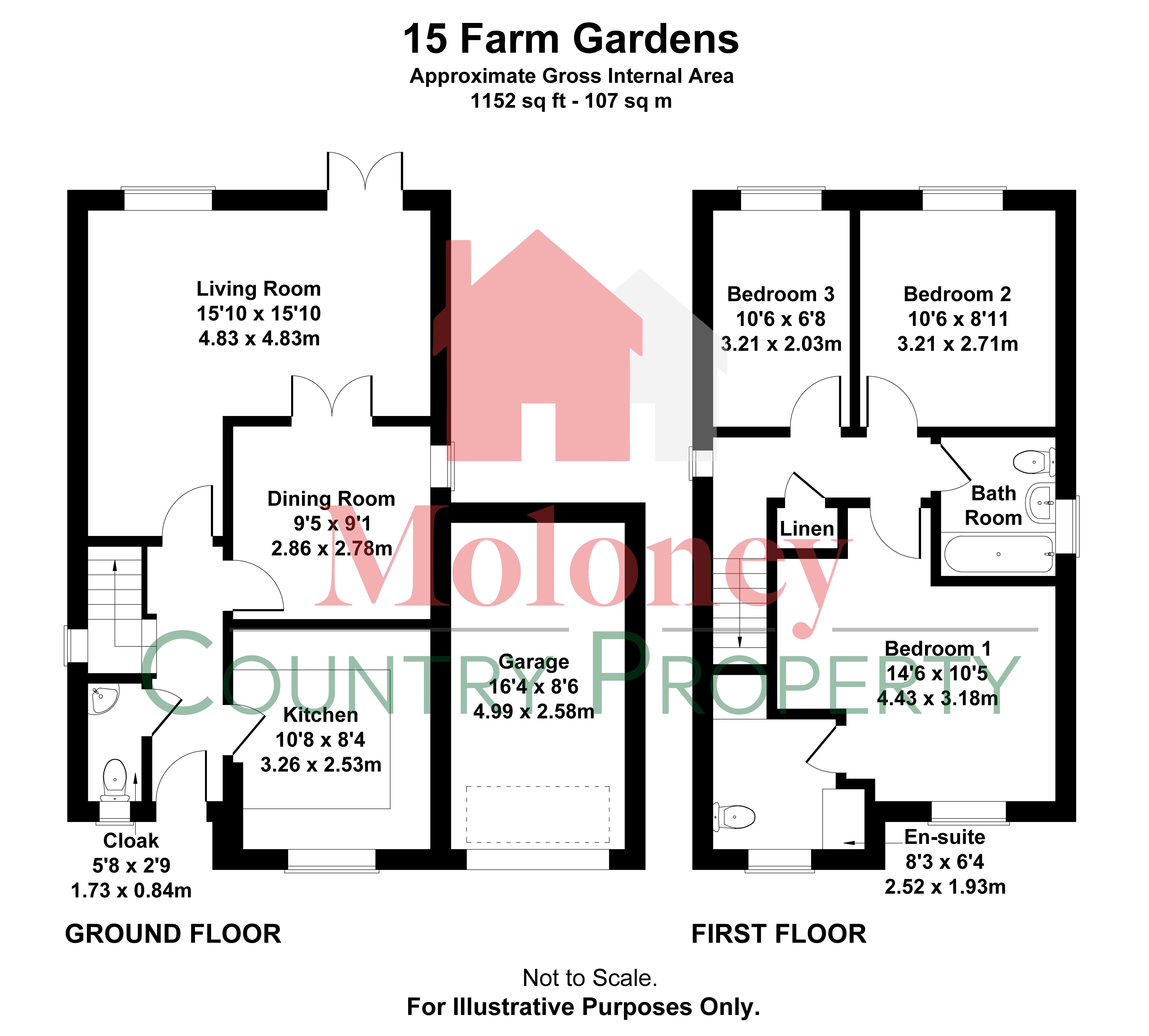 15, Farm Gardens, Rye floorplan