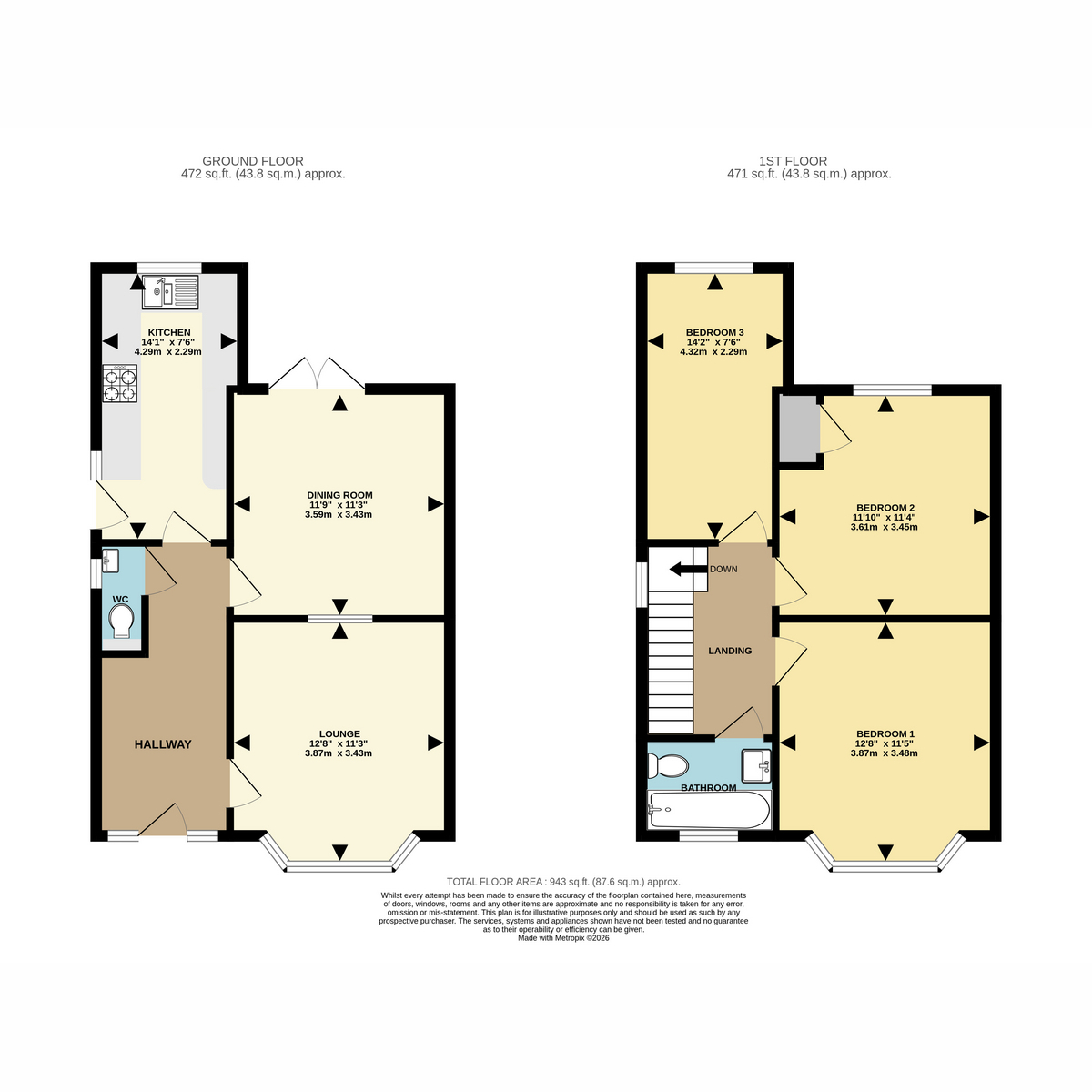 Beswick Avenue, Bournemouth floorplan