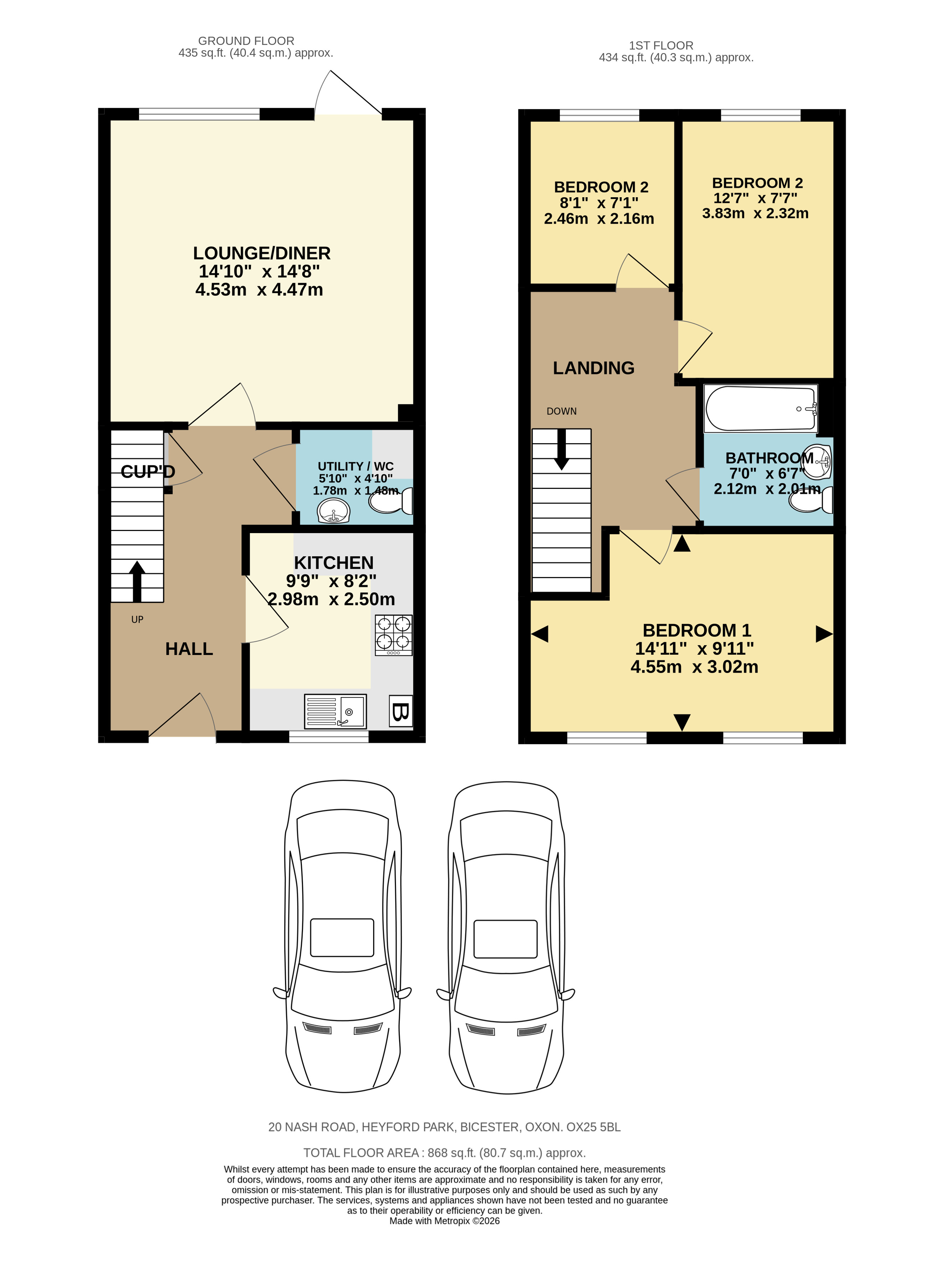 20, Nash Road, Bicester floorplan