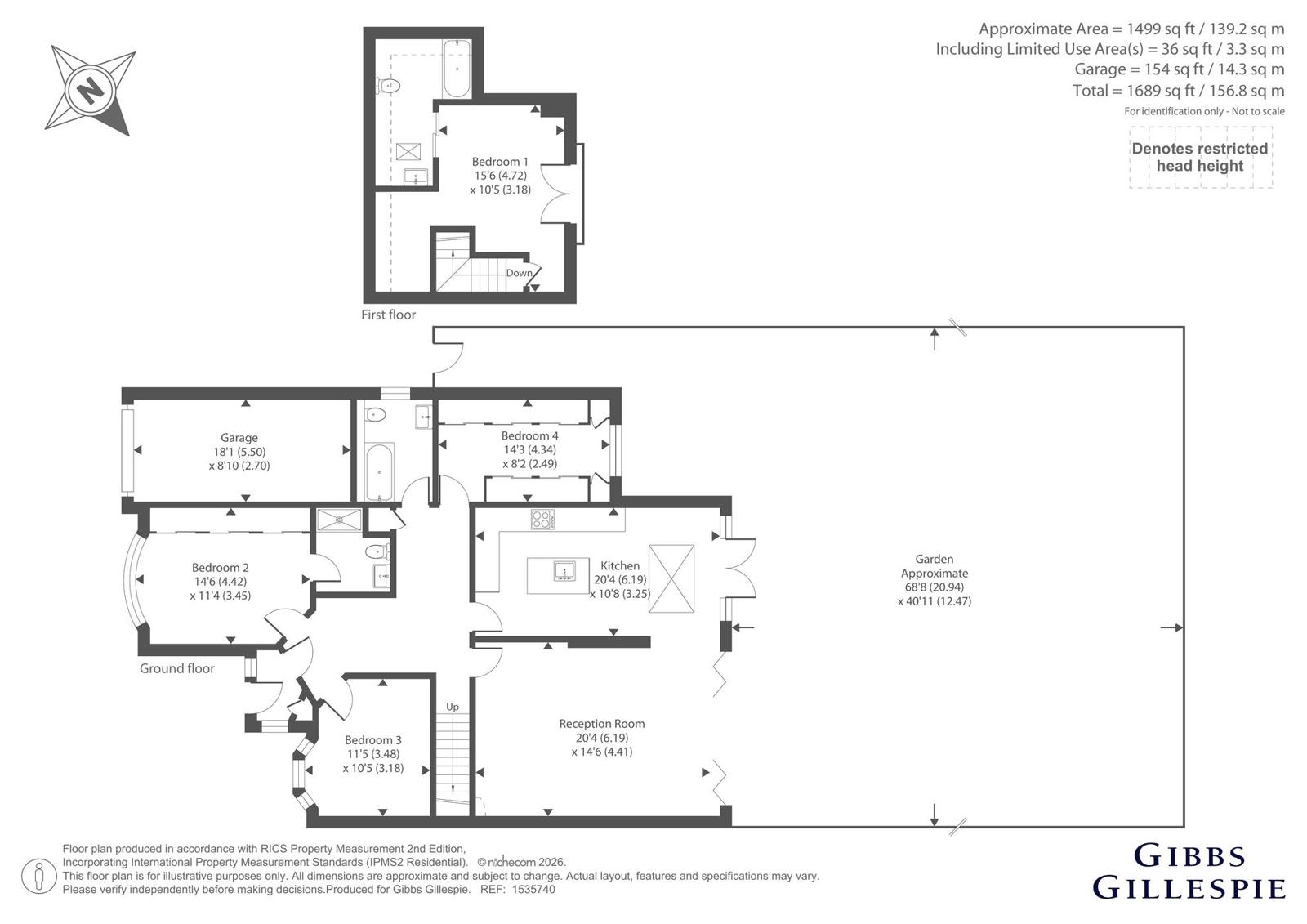 Stanley Road, Northwood floorplan